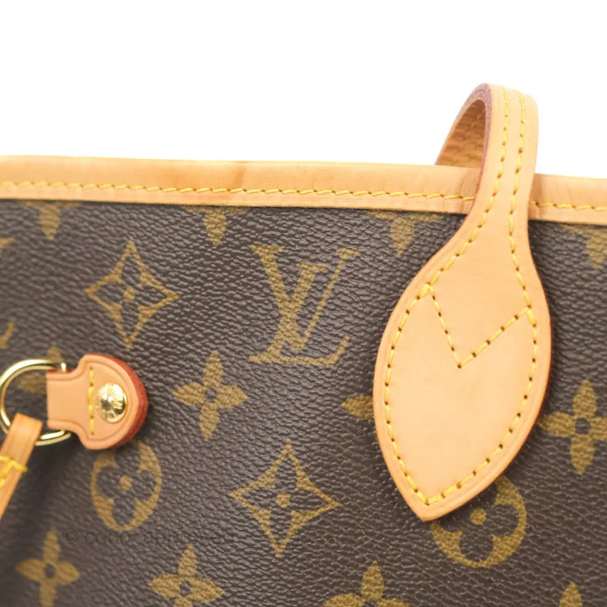 Louis Vuitton Neverfull MM Tote Bag Monogram Canvas Fuchsia