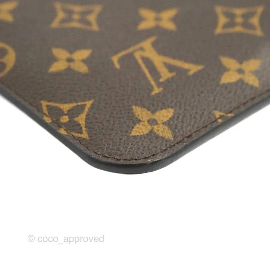 Louis Vuitton Neverfull MM Tote Bag Monogram Canvas Fuchsia