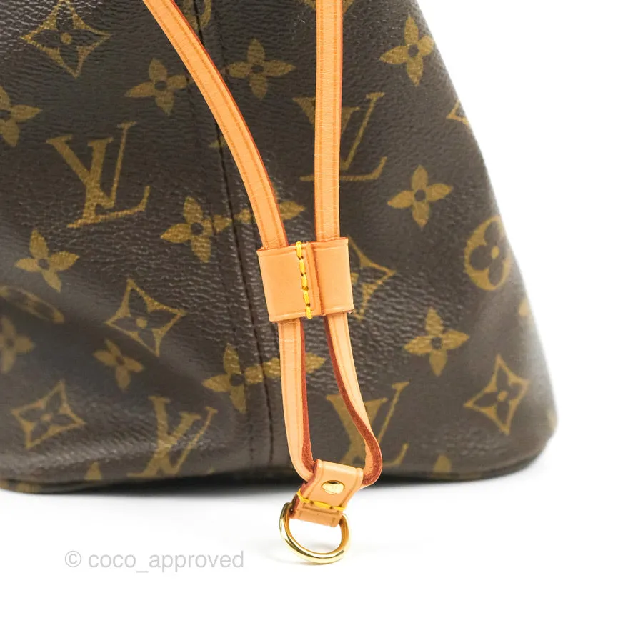 Louis Vuitton Neverfull MM Tote Bag Monogram Canvas Fuchsia
