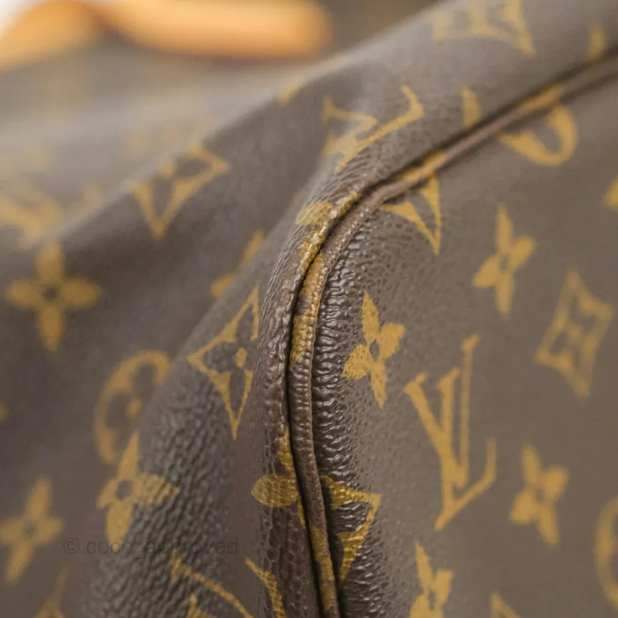 Louis Vuitton Neverfull MM Tote Bag Monogram Canvas Fuchsia