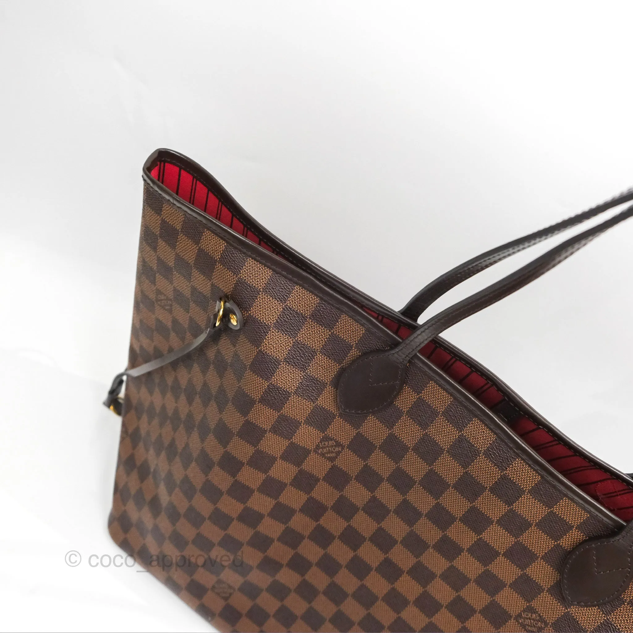 Louis Vuitton Neverfull Tote Bag GM Damier Ebene