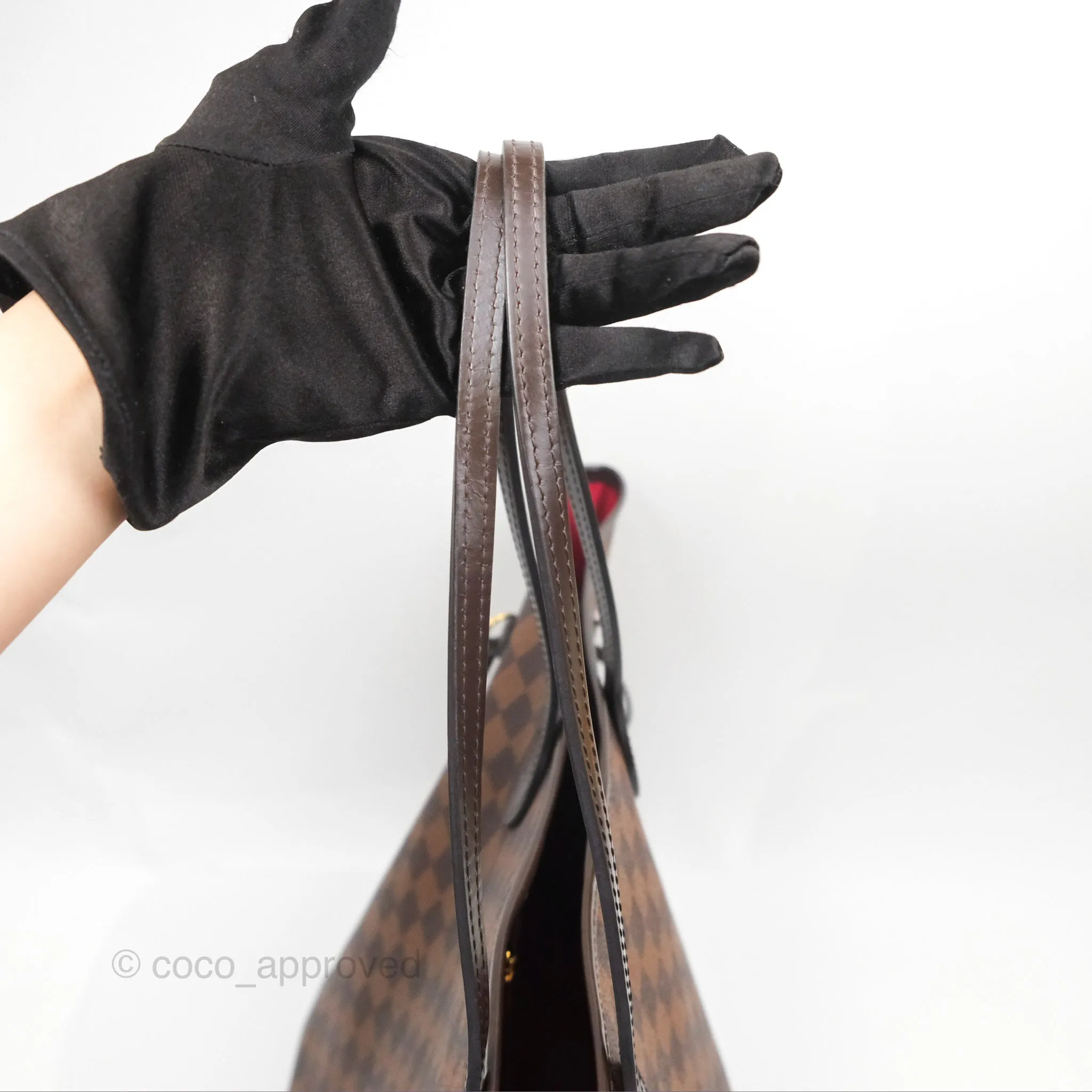 Louis Vuitton Neverfull Tote Bag GM Damier Ebene