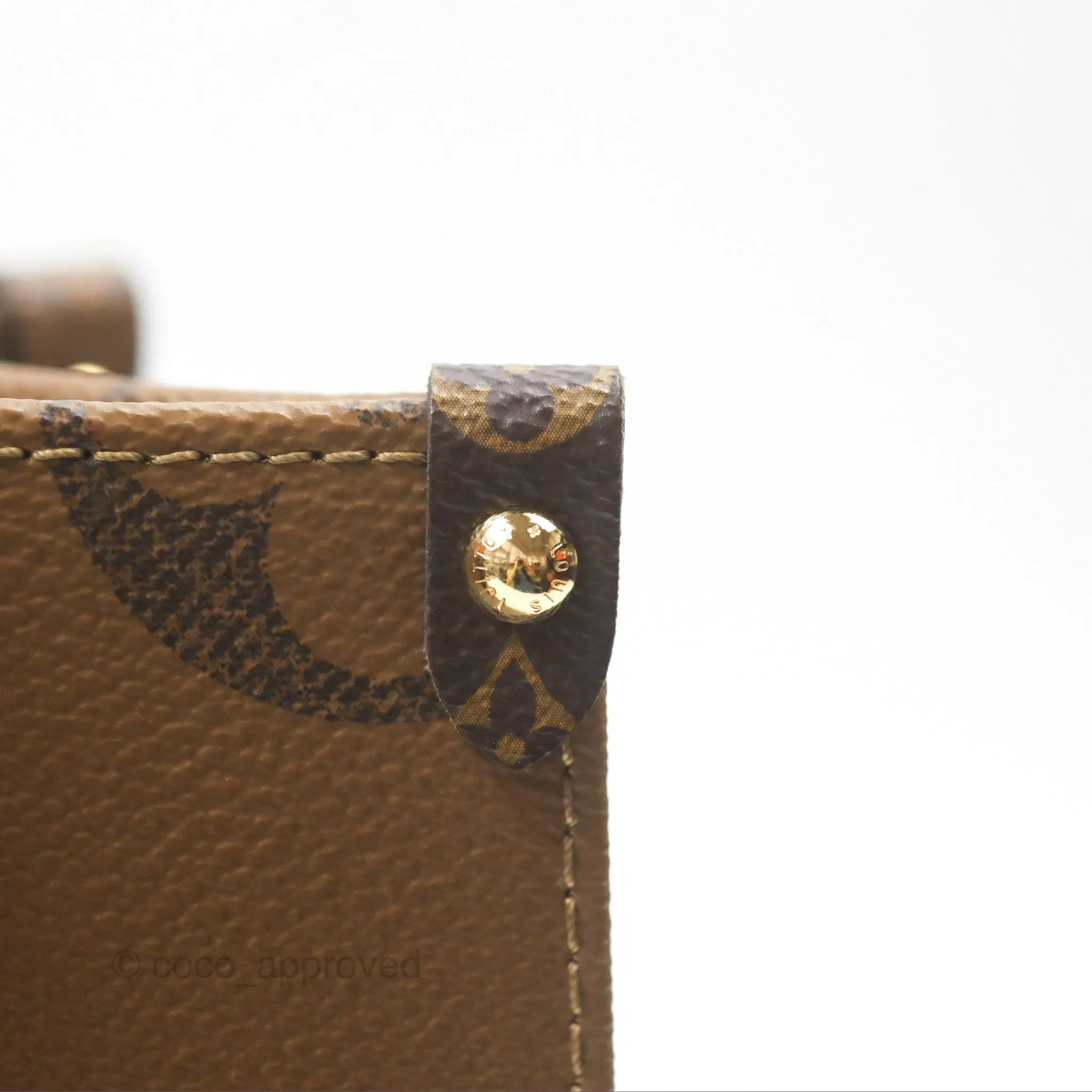 Louis Vuitton OnTheGo PM in Monogram Reverse Canvas