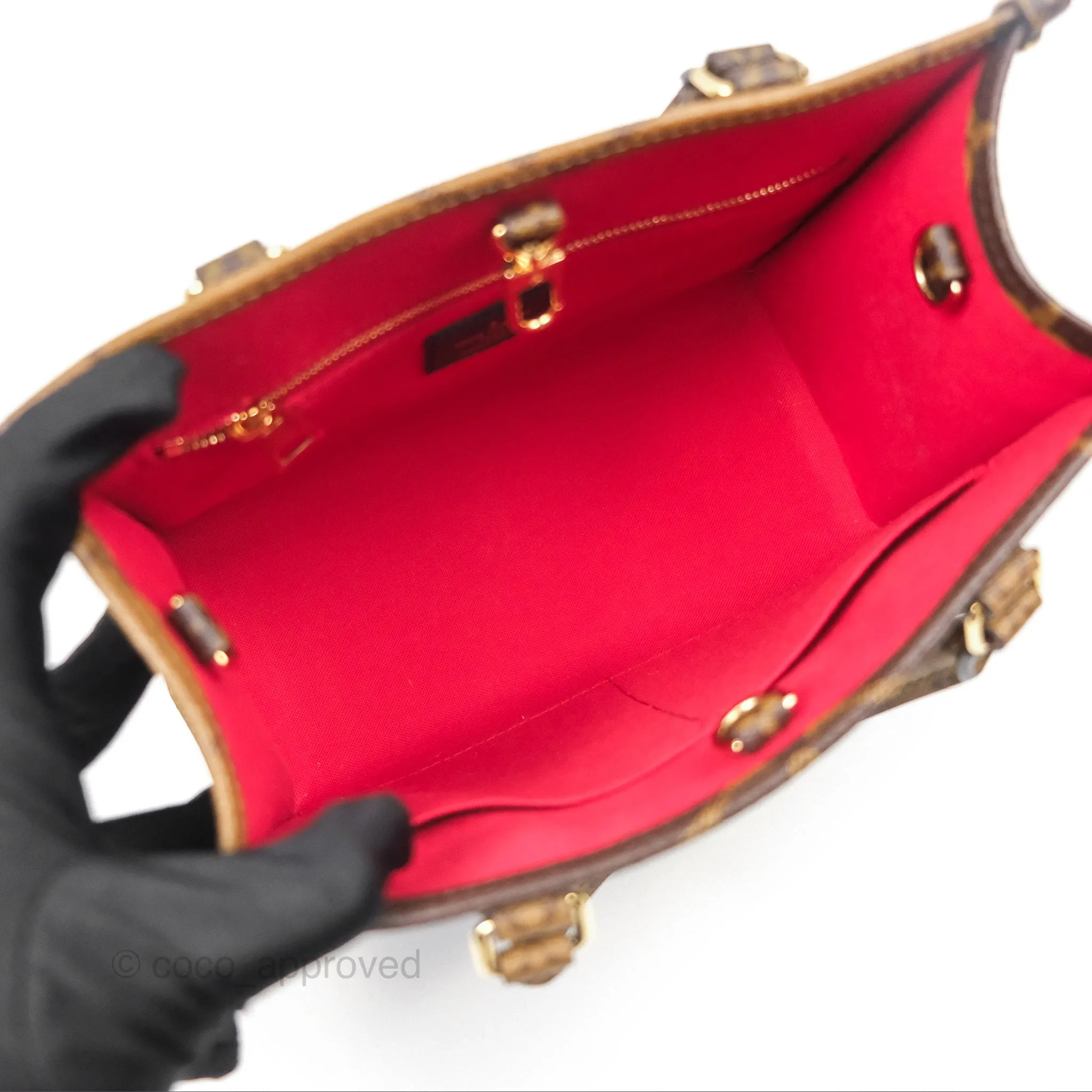 Louis Vuitton OnTheGo PM in Monogram Reverse Canvas