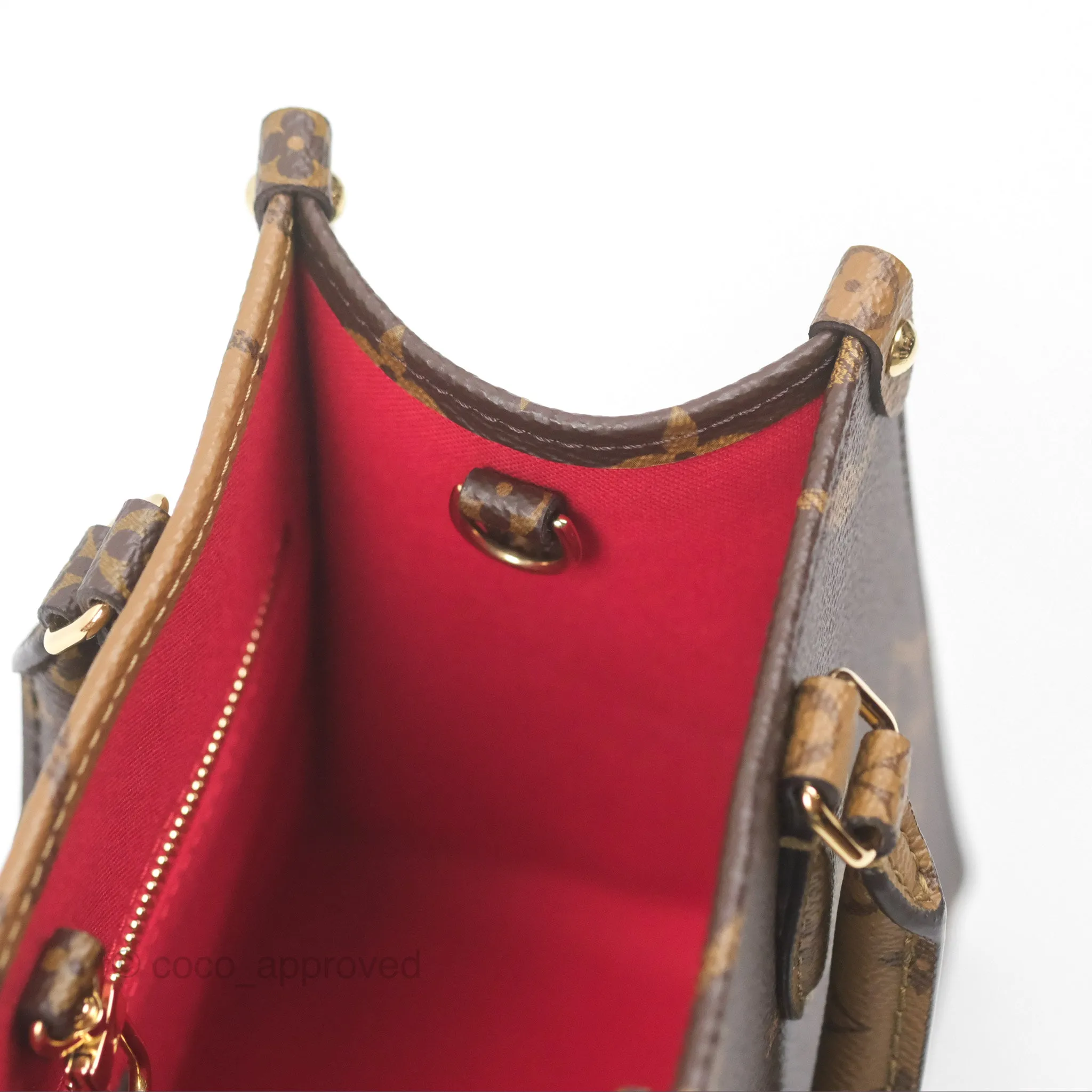 Louis Vuitton OnTheGo PM in Monogram Reverse Canvas