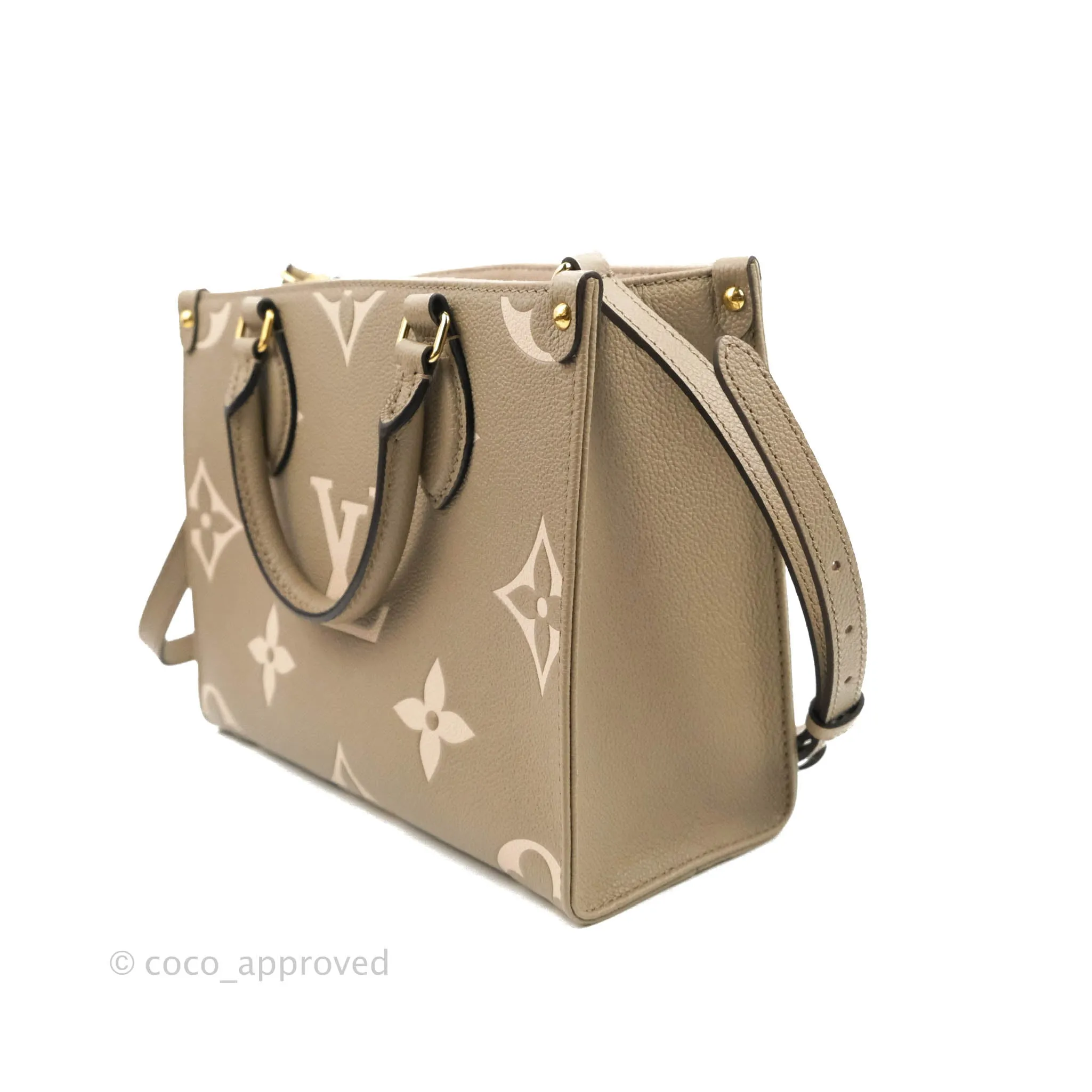Louis Vuitton OnTheGo PM Monogram Empreinte Dove/Cream
