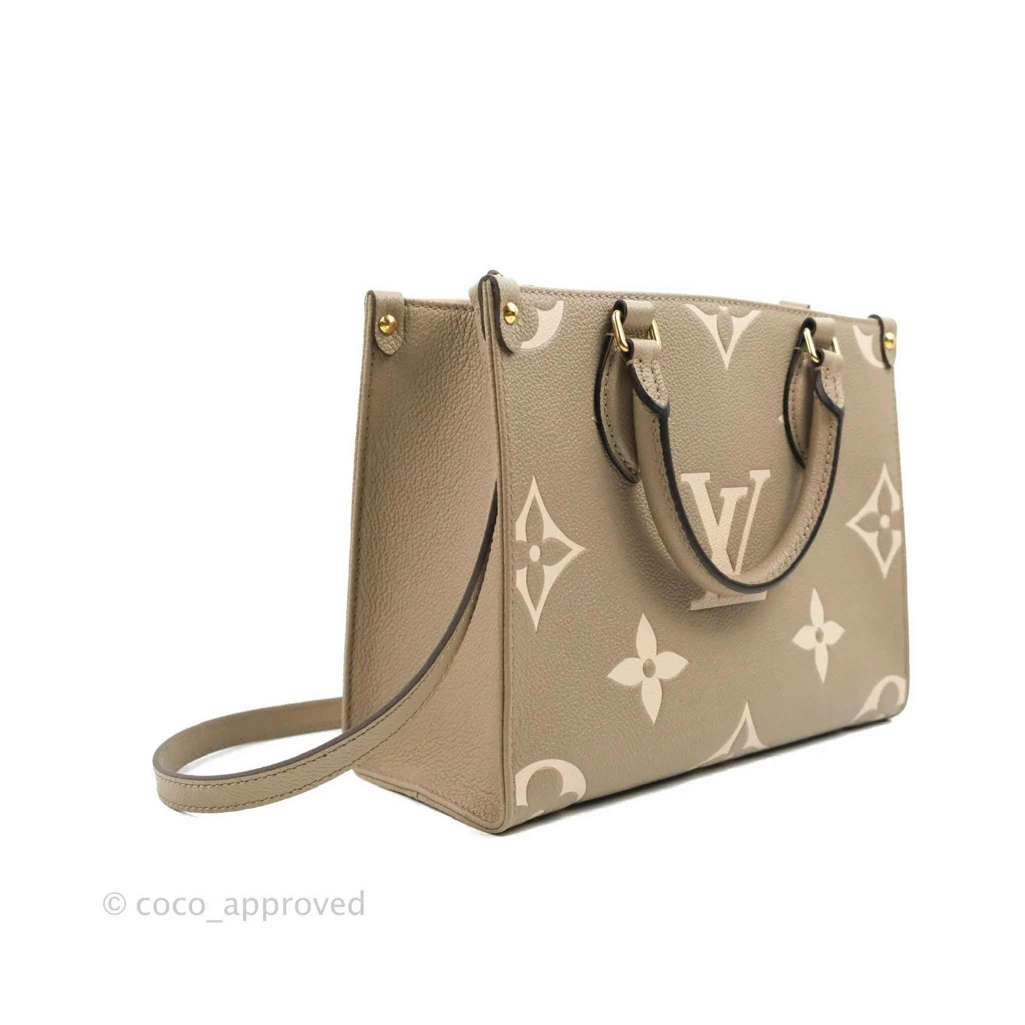 Louis Vuitton OnTheGo PM Monogram Empreinte Dove/Cream