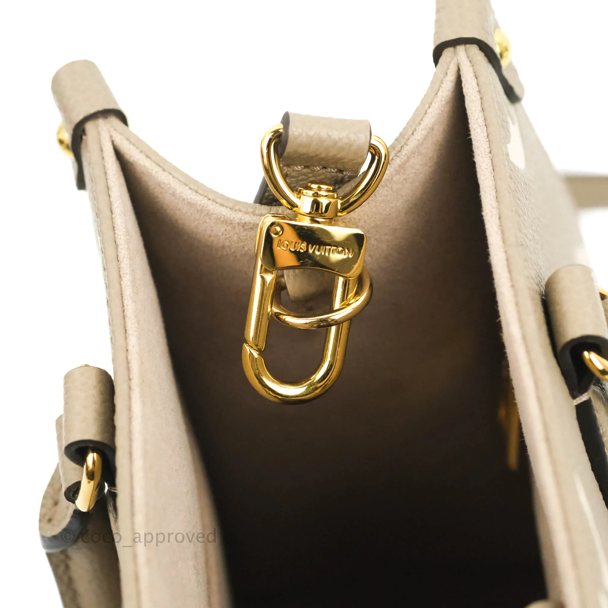 Louis Vuitton OnTheGo PM Monogram Empreinte Dove/Cream