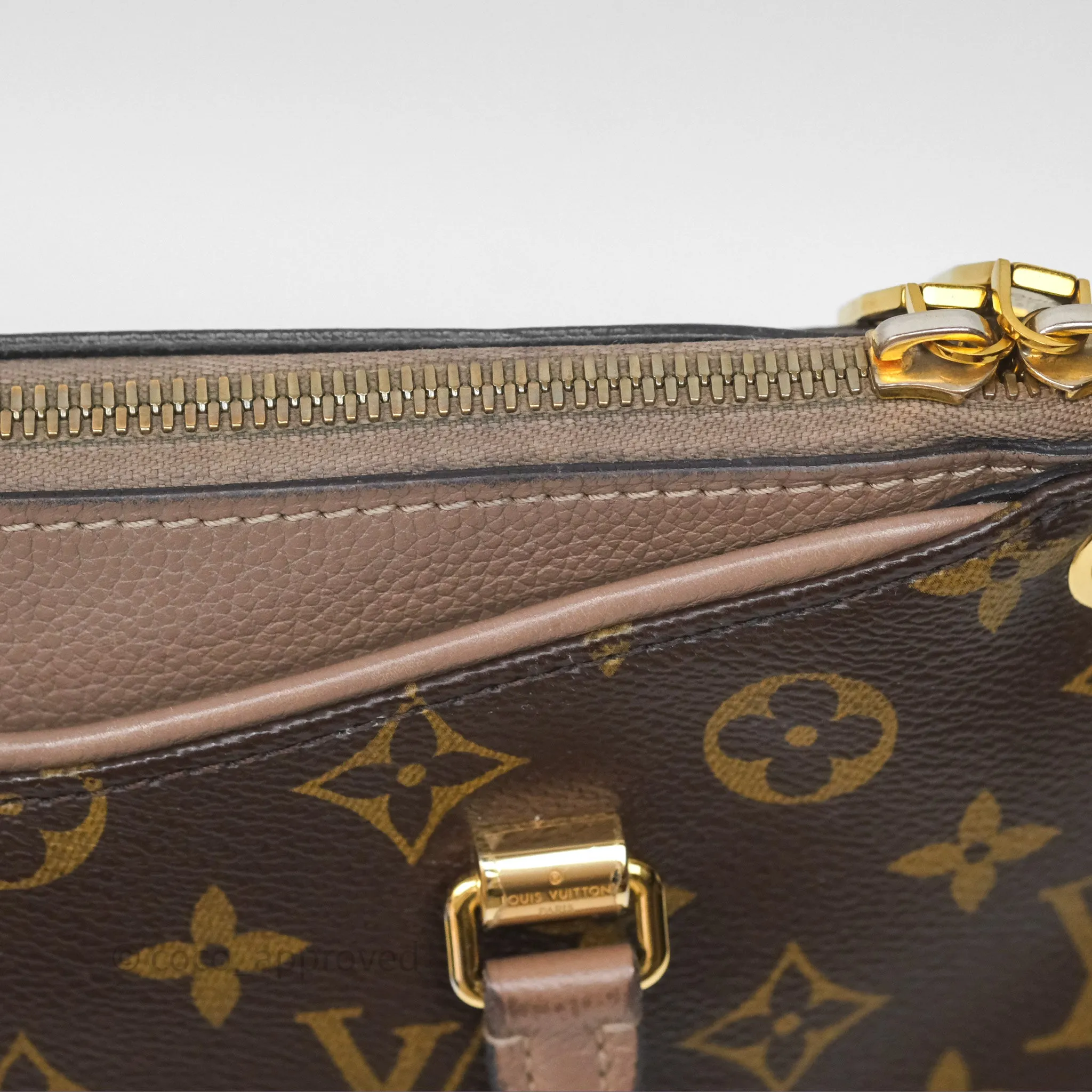 Louis Vuitton Pallas BB Monogram Full Taupe Glace