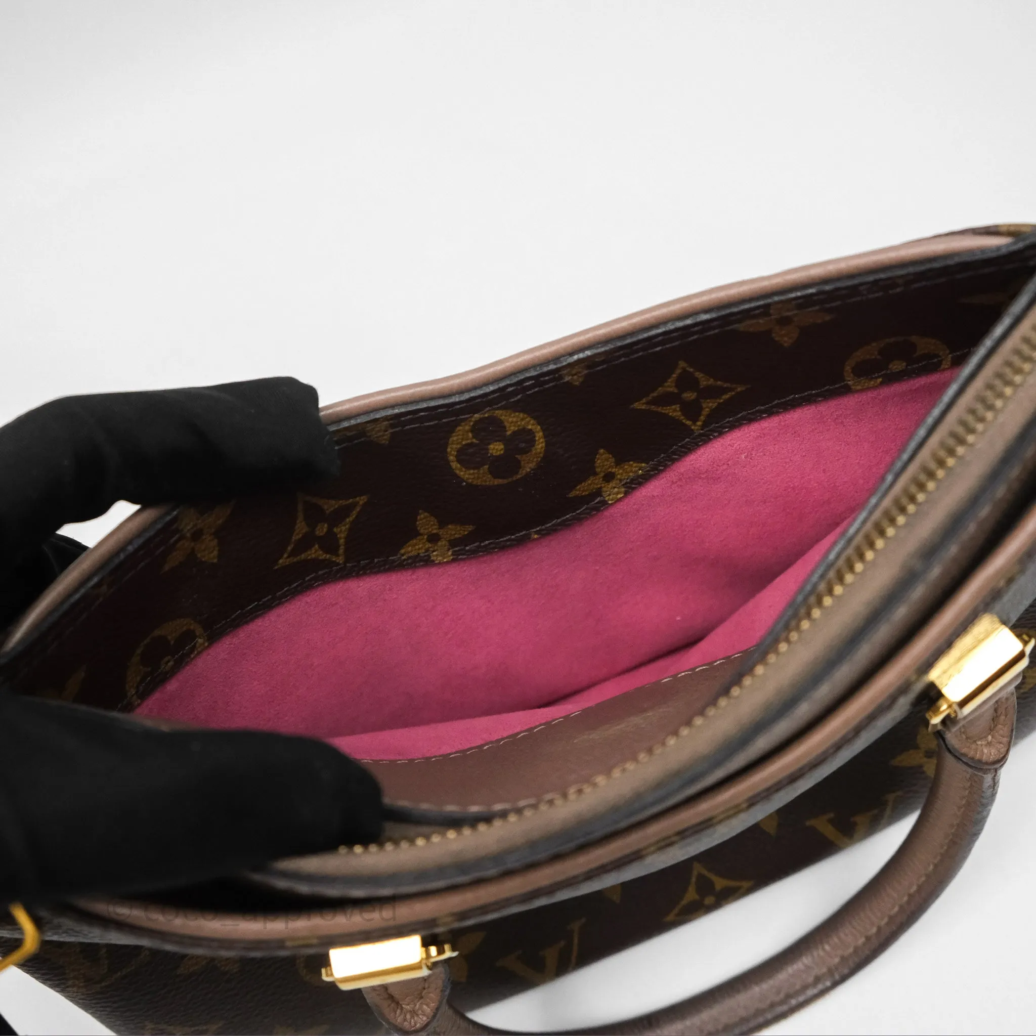 Louis Vuitton Pallas BB Monogram Full Taupe Glace