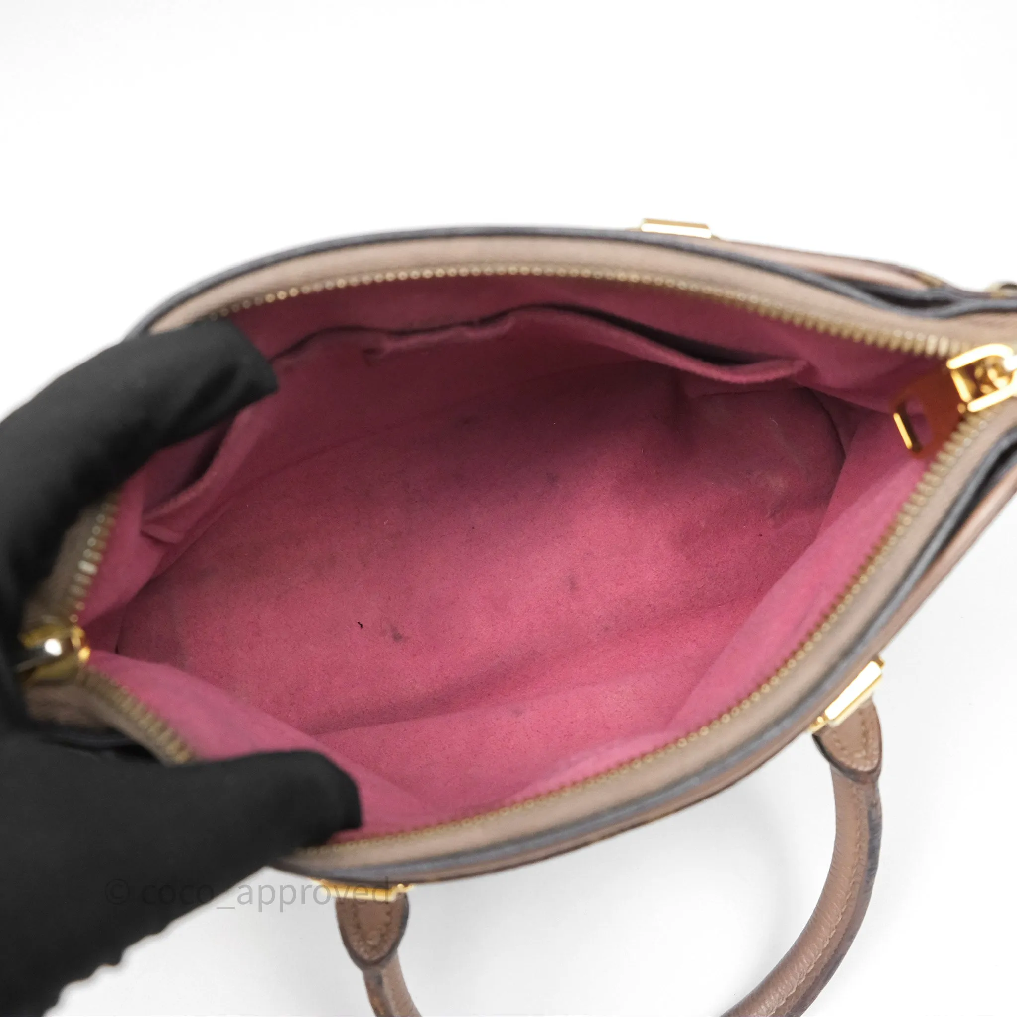 Louis Vuitton Pallas BB Monogram Full Taupe Glace