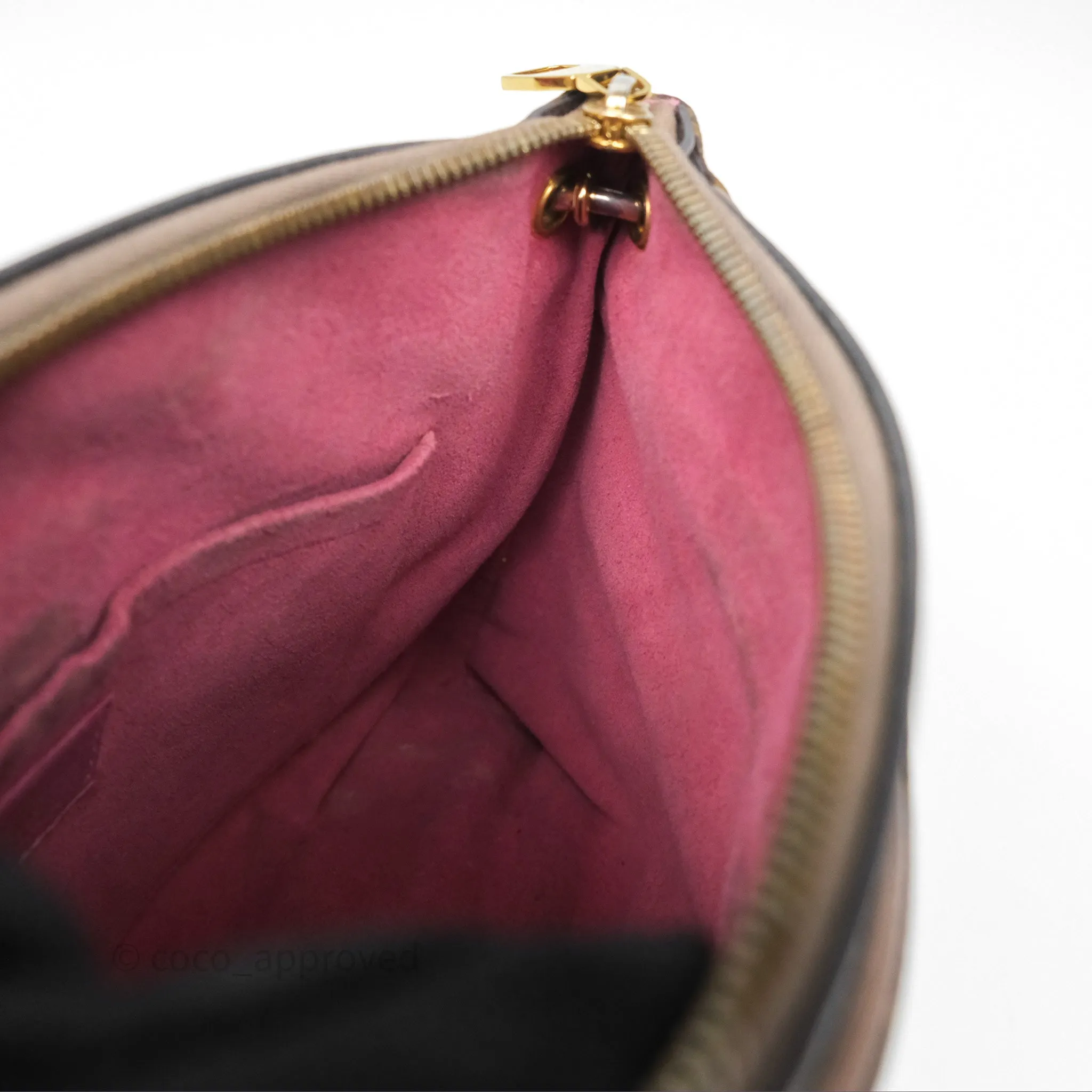 Louis Vuitton Pallas BB Monogram Full Taupe Glace