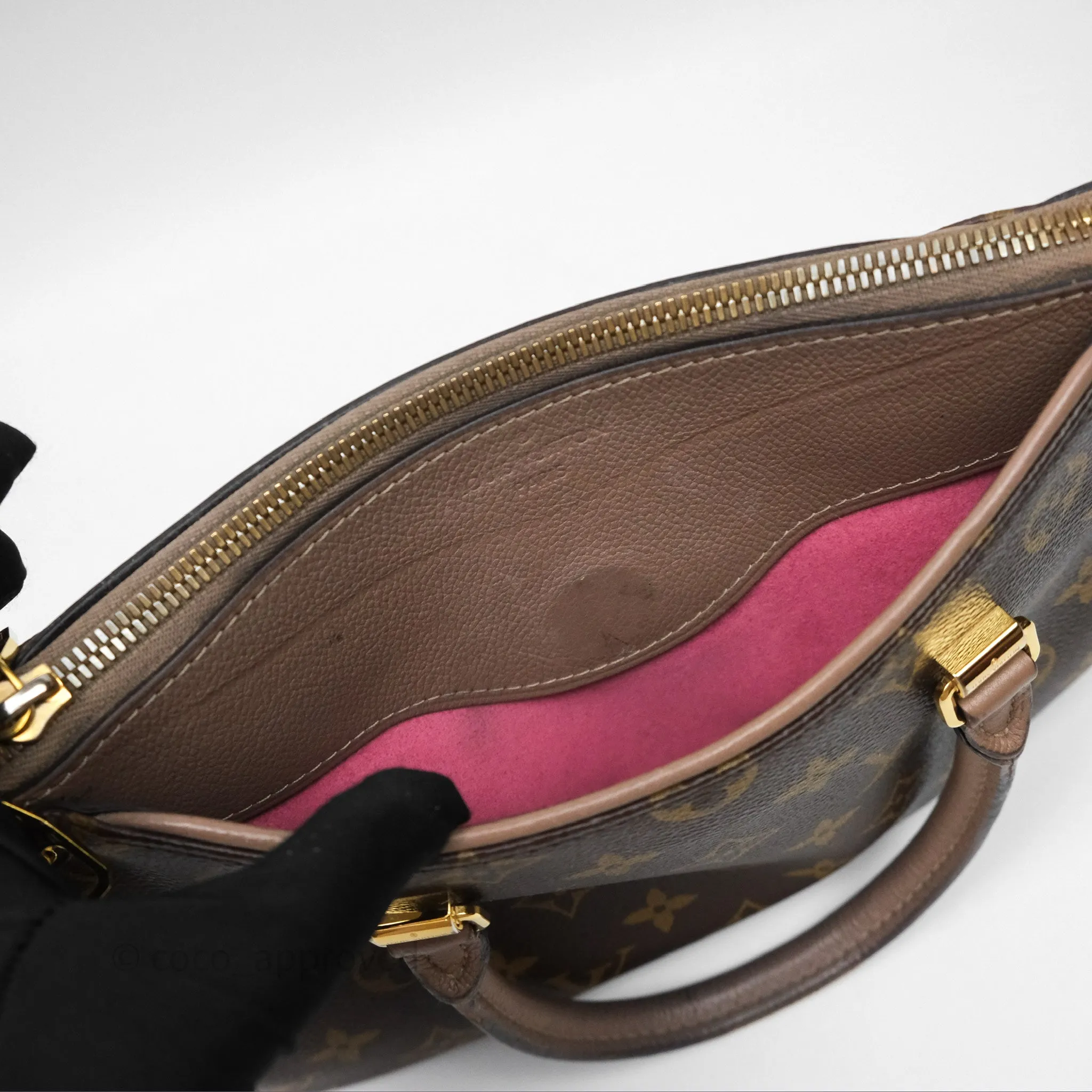 Louis Vuitton Pallas BB Monogram Full Taupe Glace