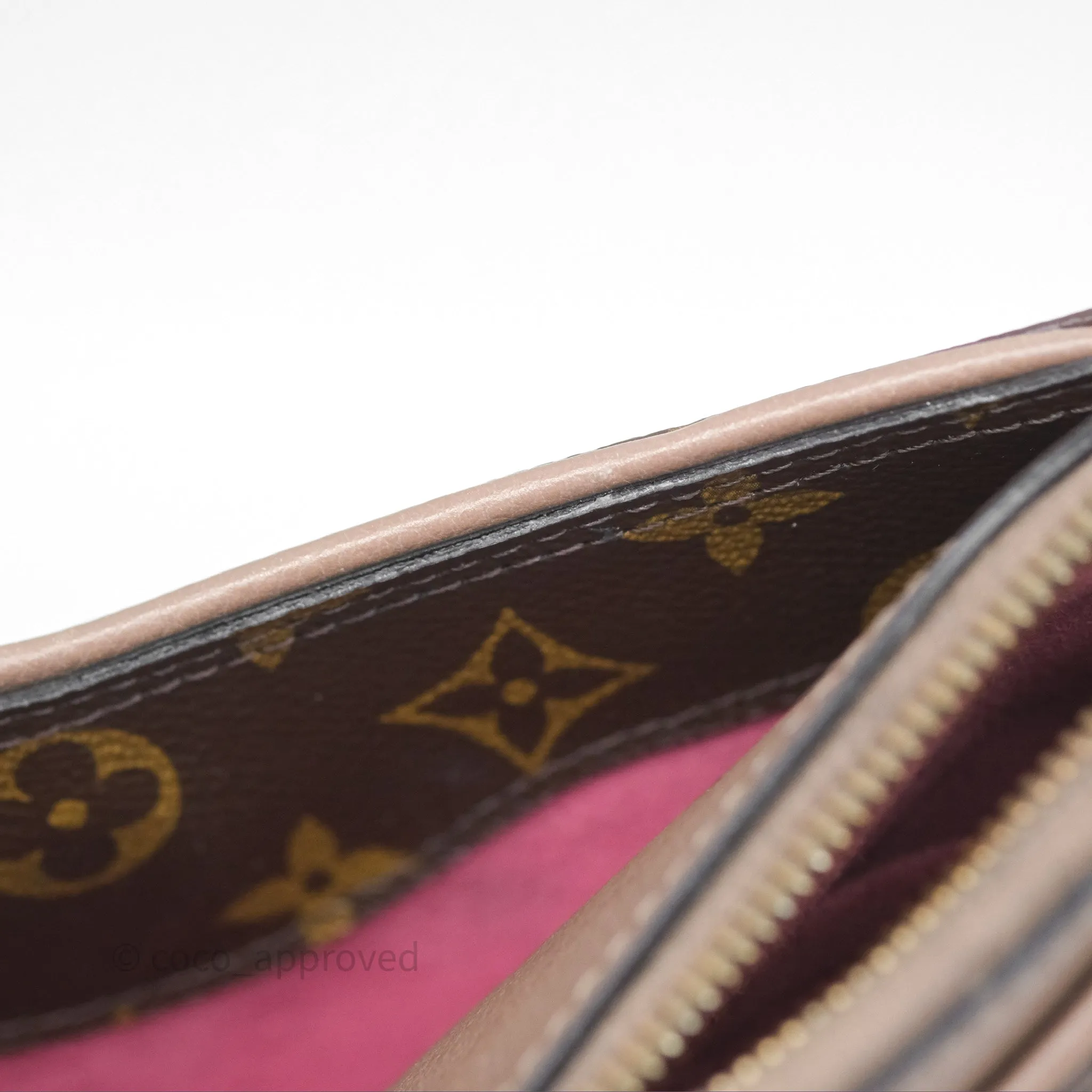Louis Vuitton Pallas BB Monogram Full Taupe Glace