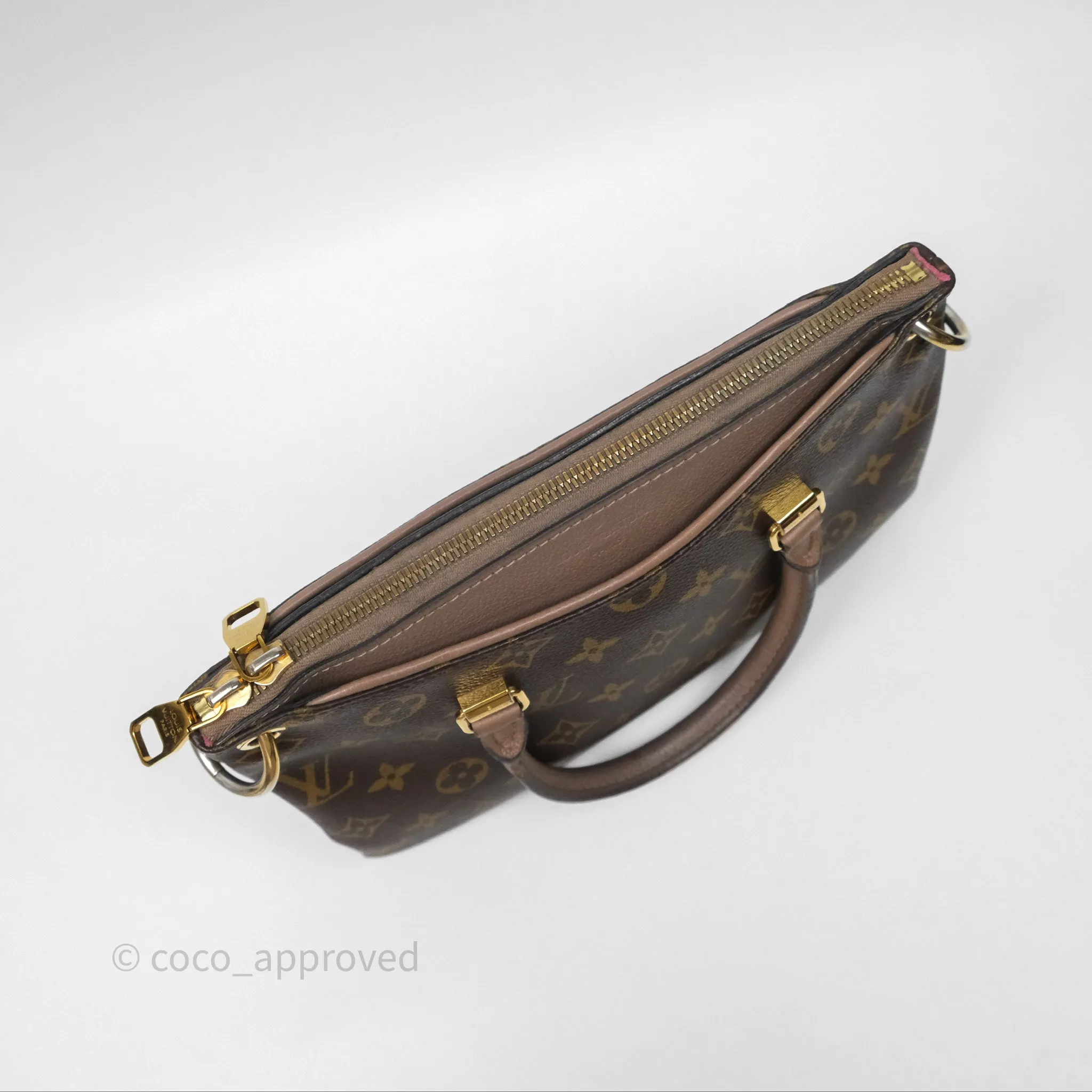 Louis Vuitton Pallas BB Monogram Full Taupe Glace