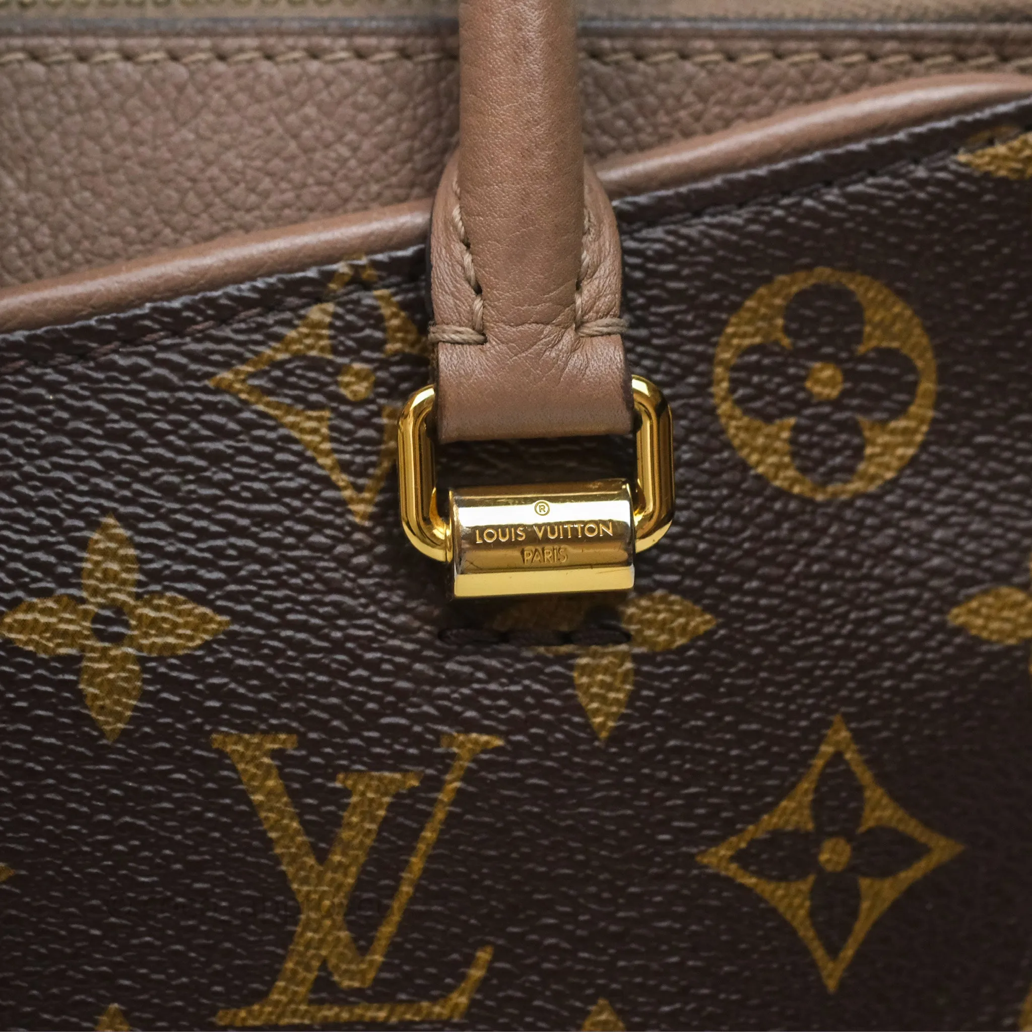 Louis Vuitton Pallas BB Monogram Full Taupe Glace