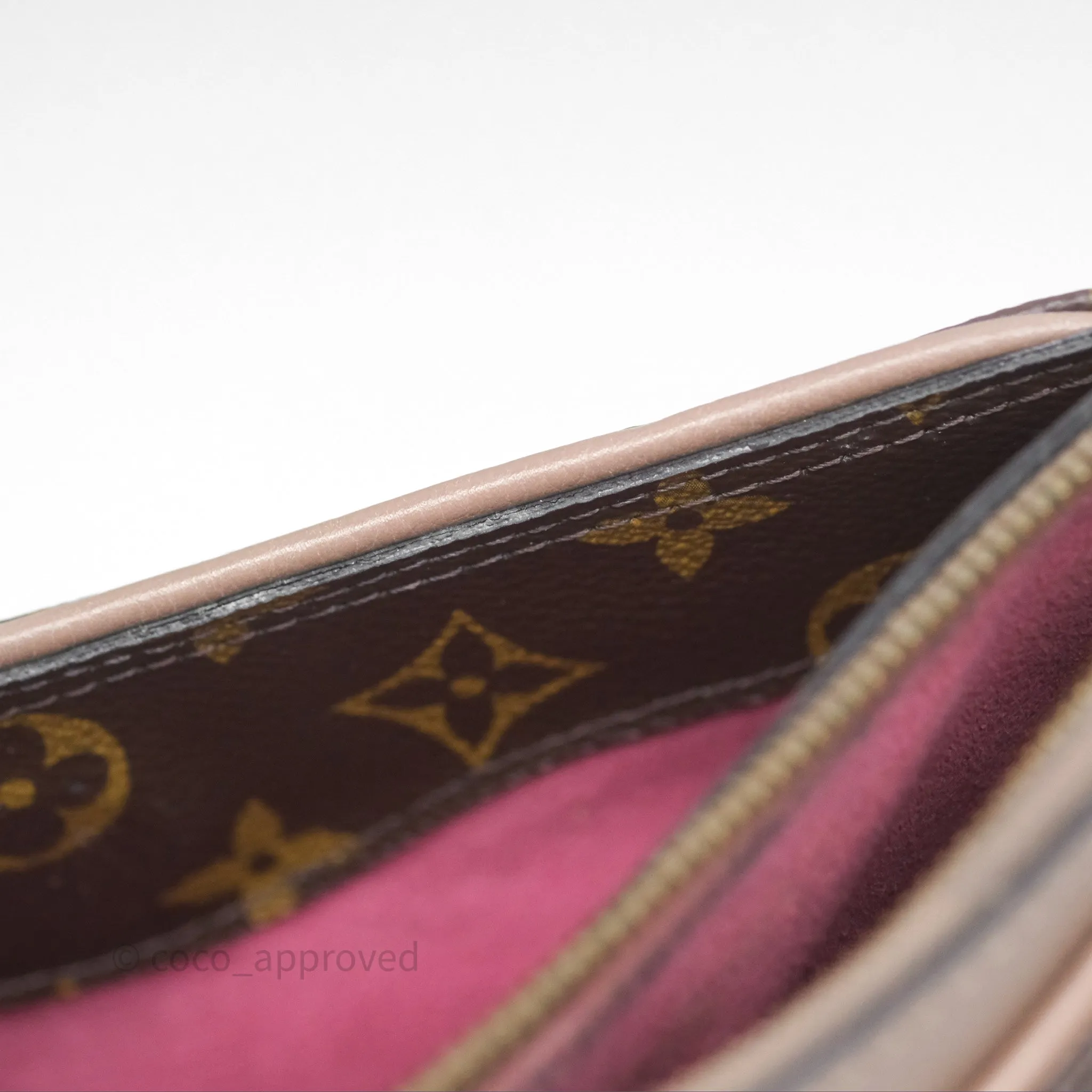 Louis Vuitton Pallas BB Monogram Full Taupe Glace