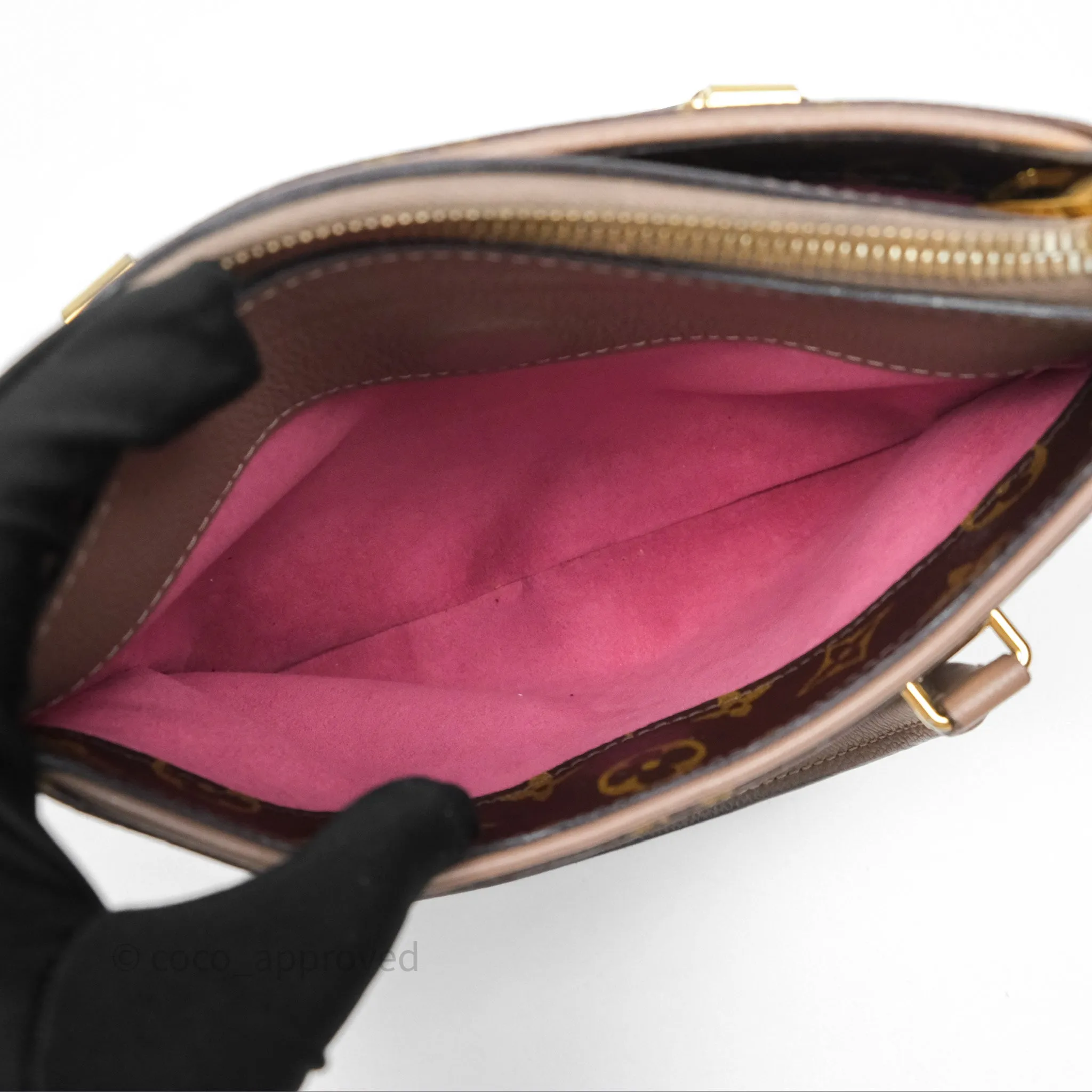 Louis Vuitton Pallas BB Monogram Full Taupe Glace