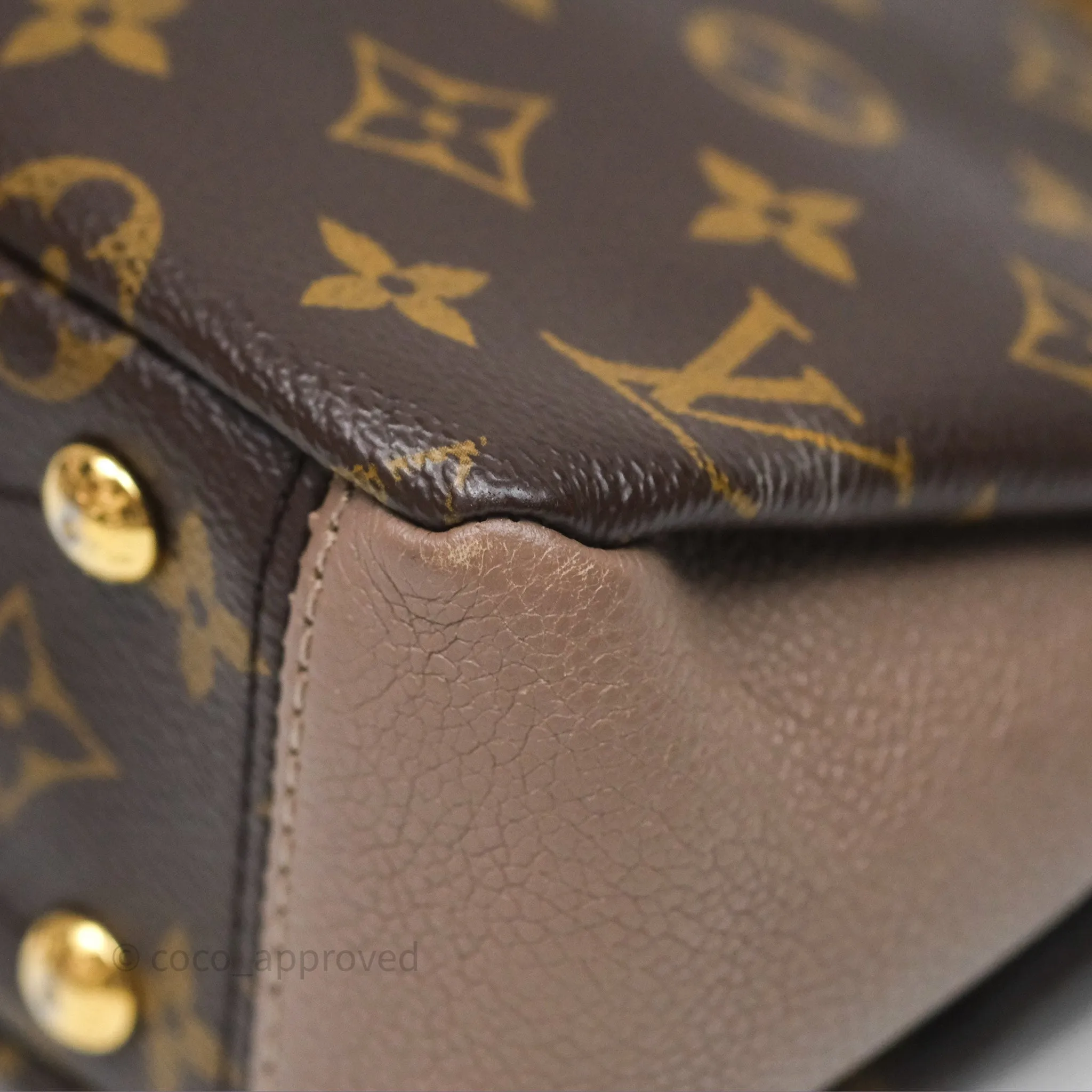 Louis Vuitton Pallas BB Monogram Full Taupe Glace