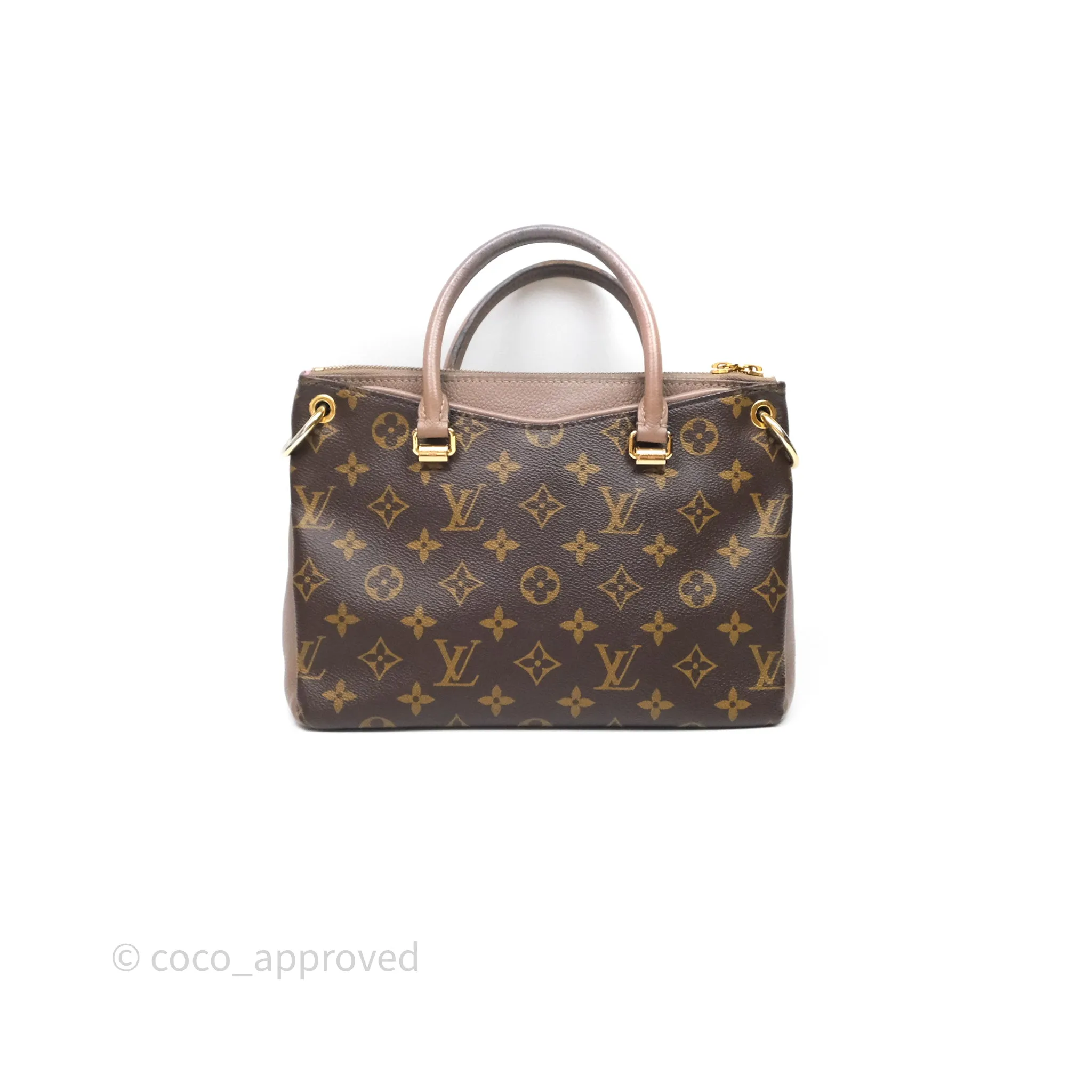 Louis Vuitton Pallas BB Monogram Full Taupe Glace