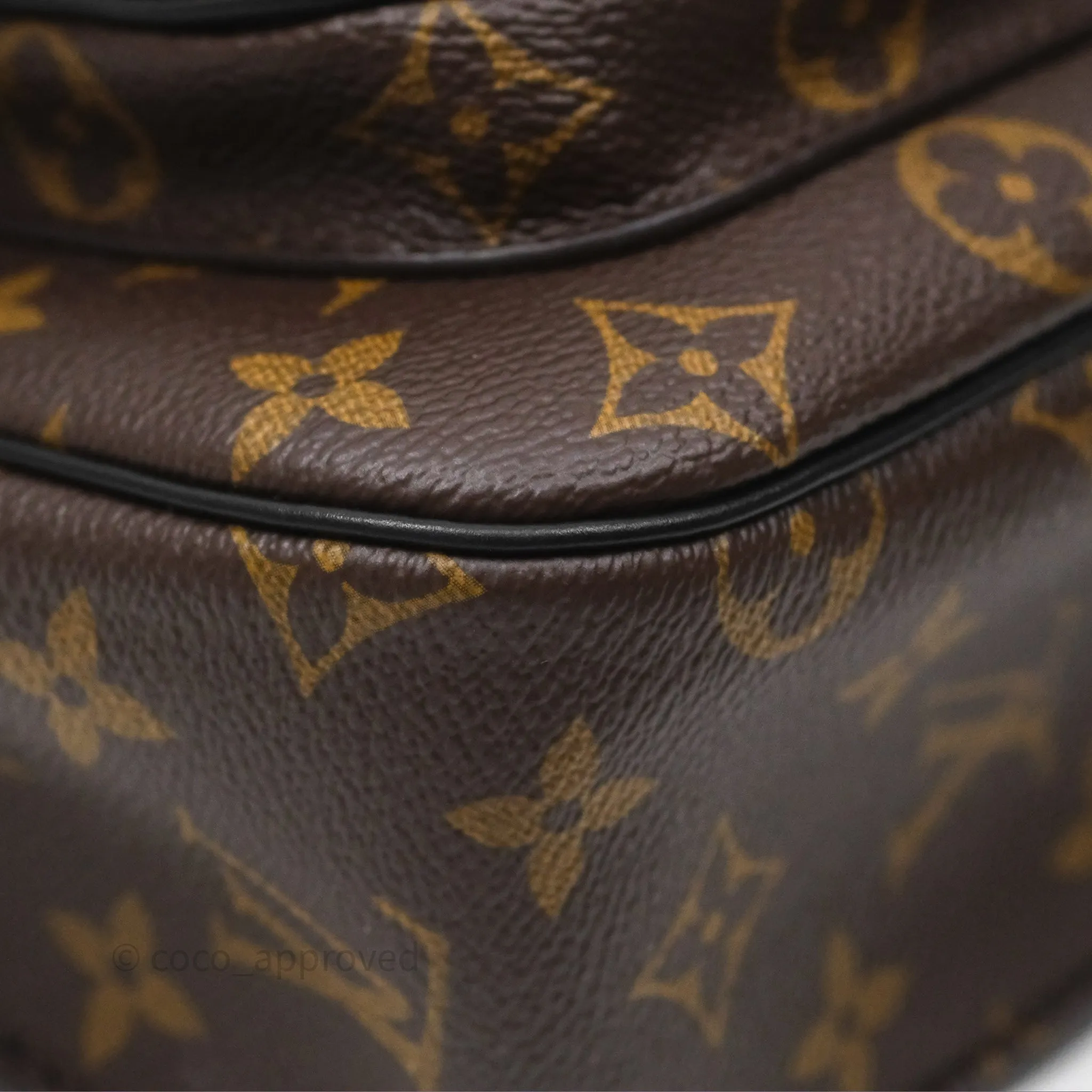 Louis Vuitton Passy Coated Canvas Monogram Gold Hardware