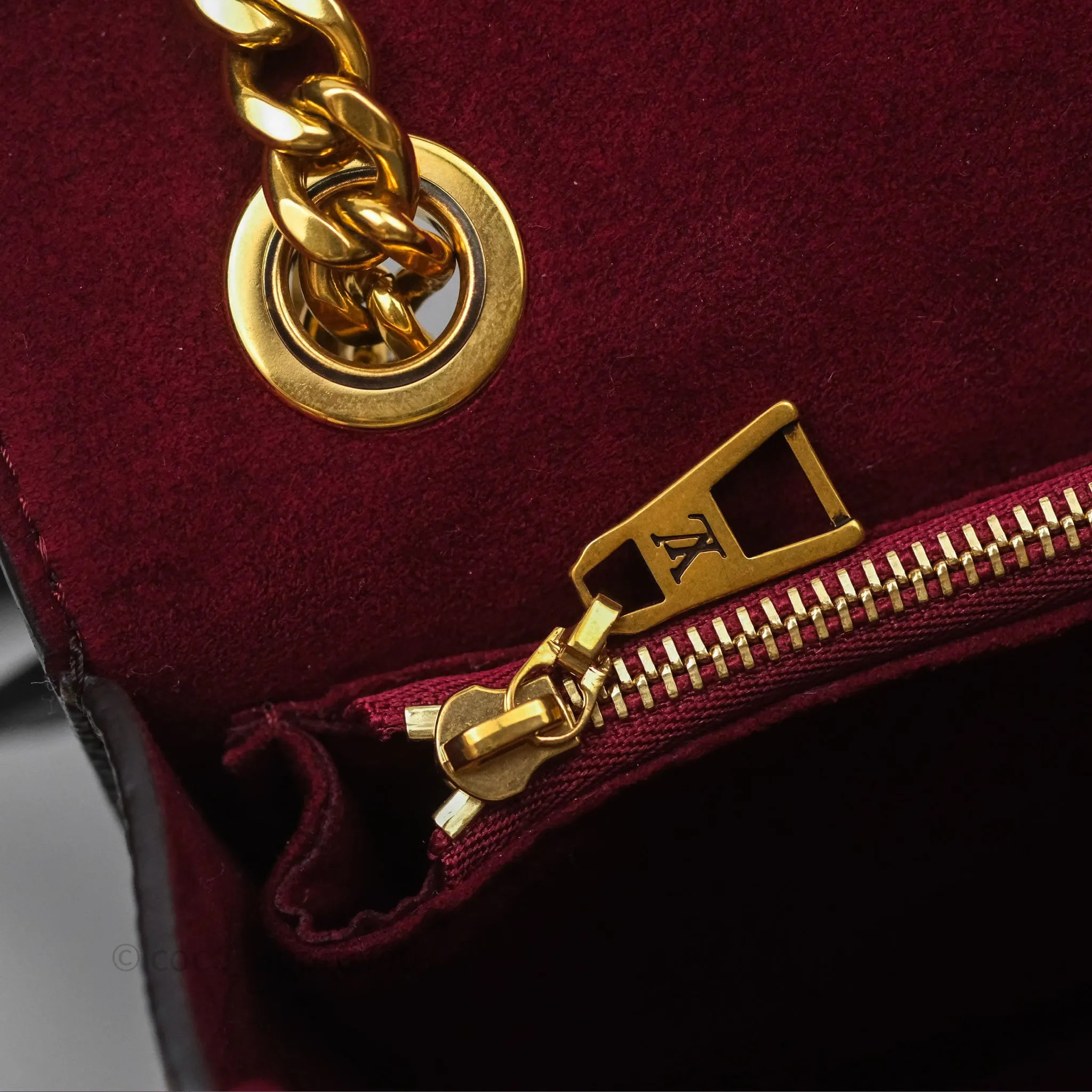 Louis Vuitton Passy Coated Canvas Monogram Gold Hardware