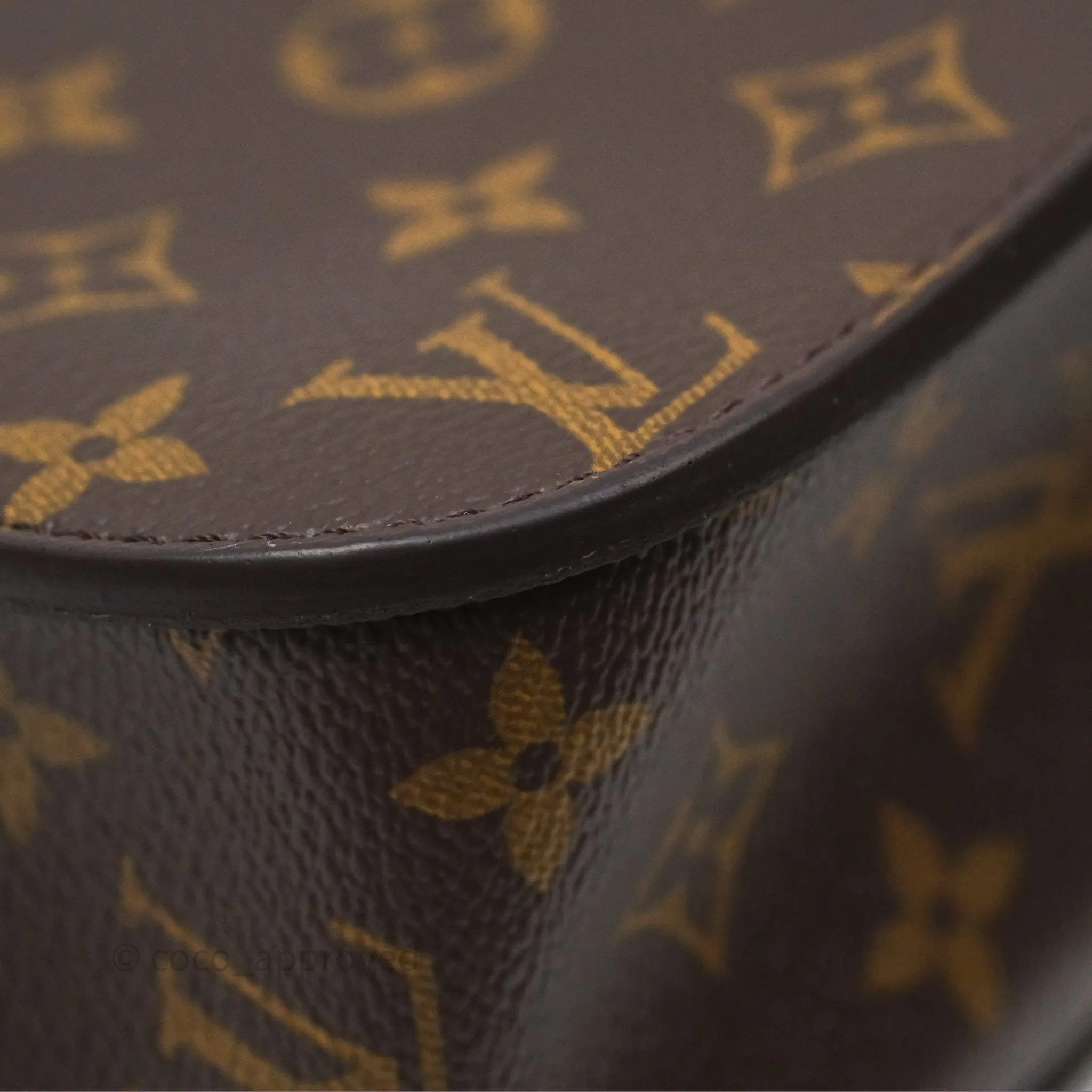 Louis Vuitton Passy Coated Canvas Monogram Gold Hardware