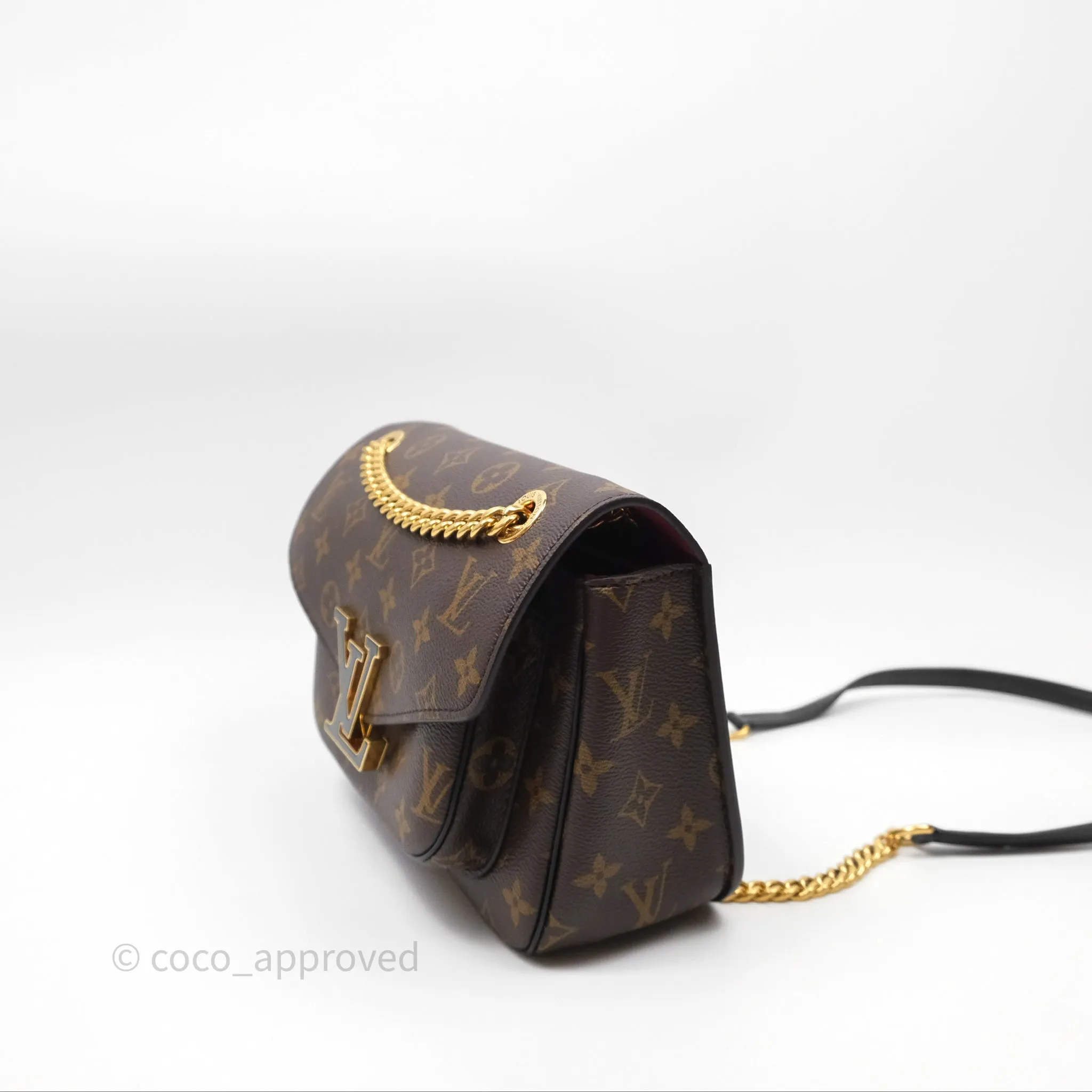 Louis Vuitton Passy Coated Canvas Monogram Gold Hardware