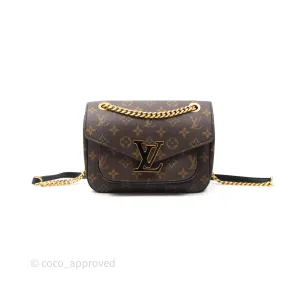 Louis Vuitton Passy Coated Canvas Monogram Gold Hardware