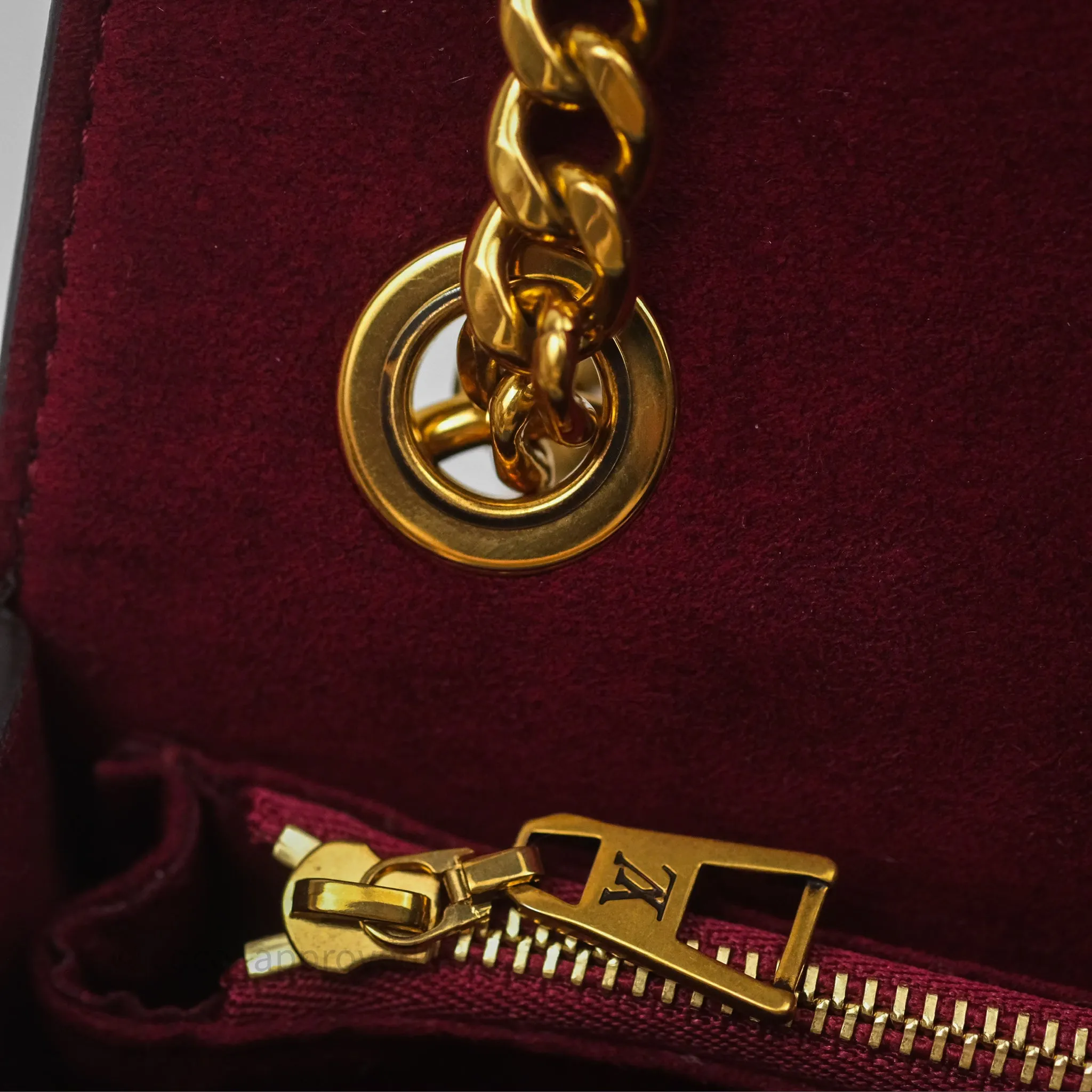 Louis Vuitton Passy Coated Canvas Monogram Gold Hardware