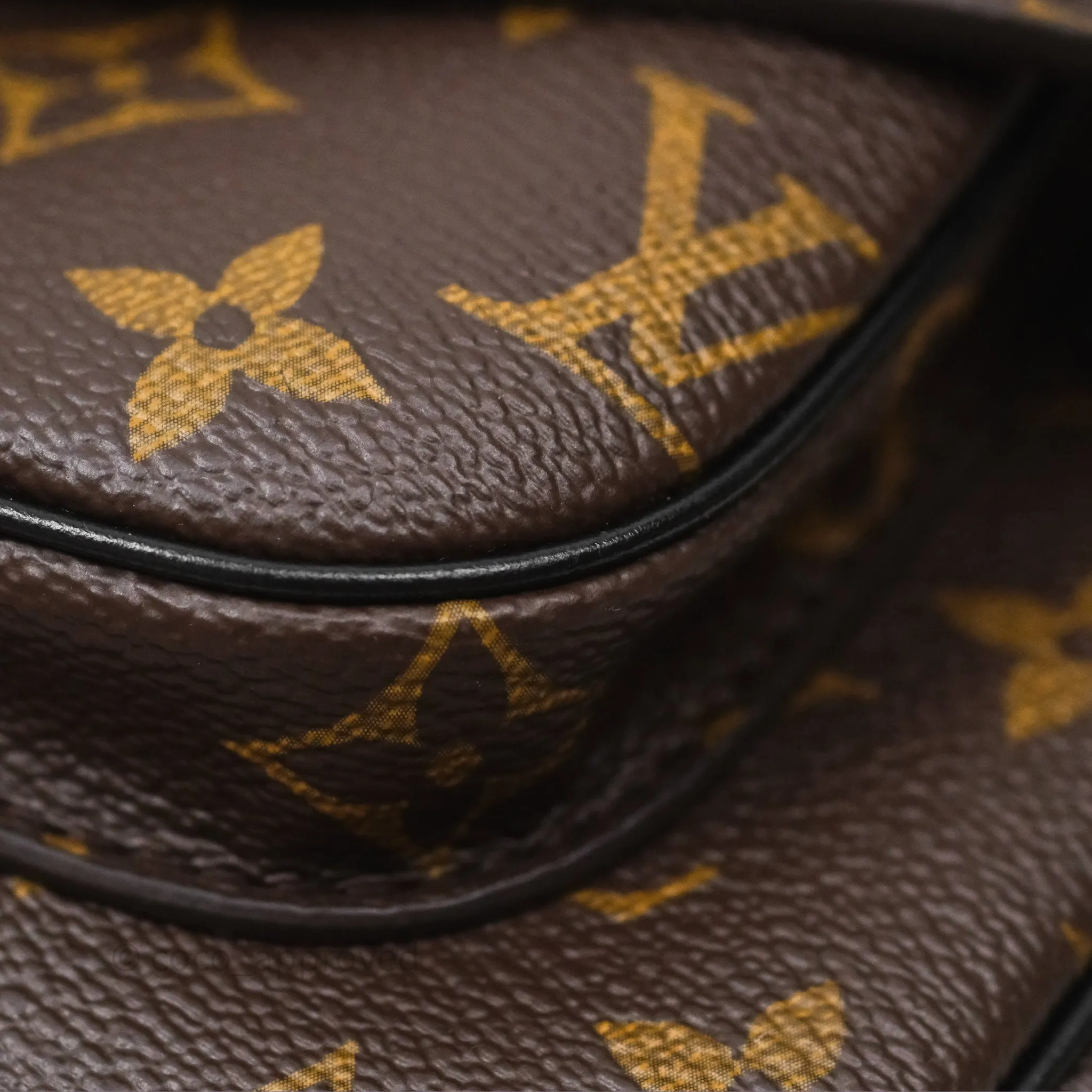 Louis Vuitton Passy Coated Canvas Monogram Gold Hardware