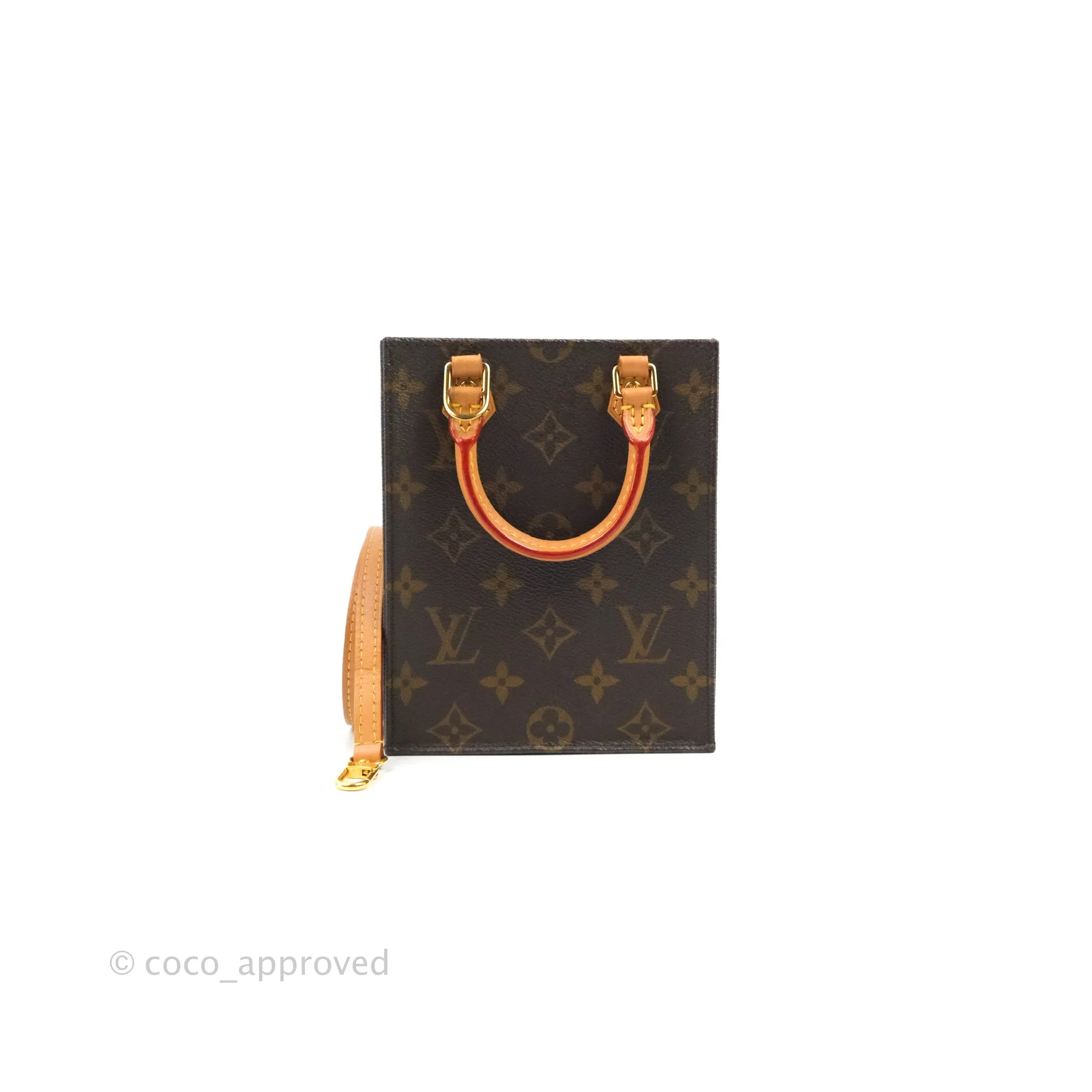 Louis Vuitton Petit Sac Plat Bag Monogram Canvas