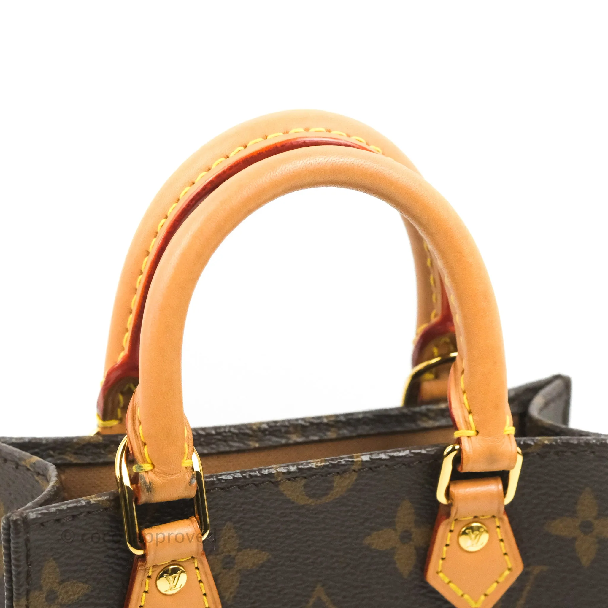 Louis Vuitton Petit Sac Plat Bag Monogram Canvas