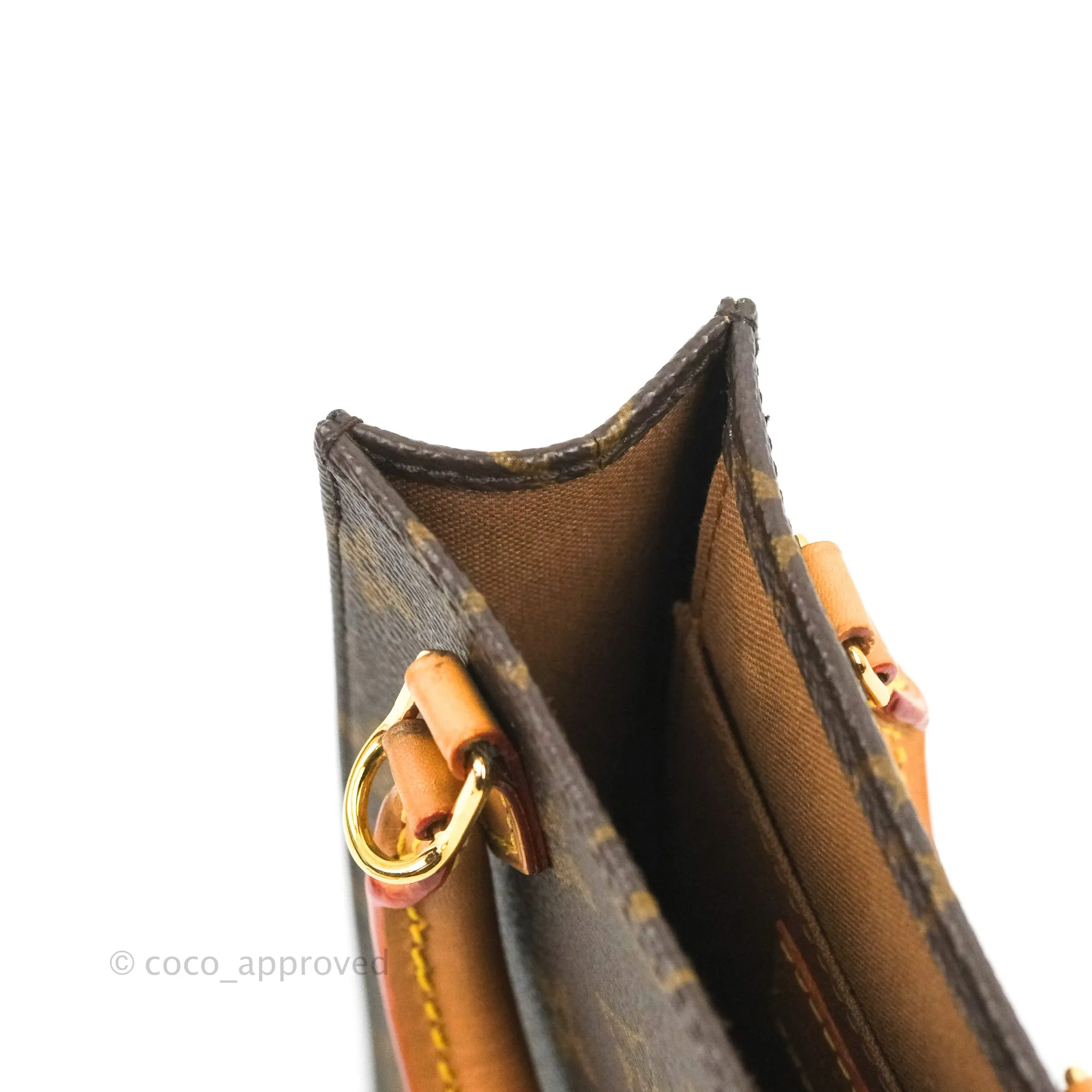 Louis Vuitton Petit Sac Plat Bag Monogram Canvas
