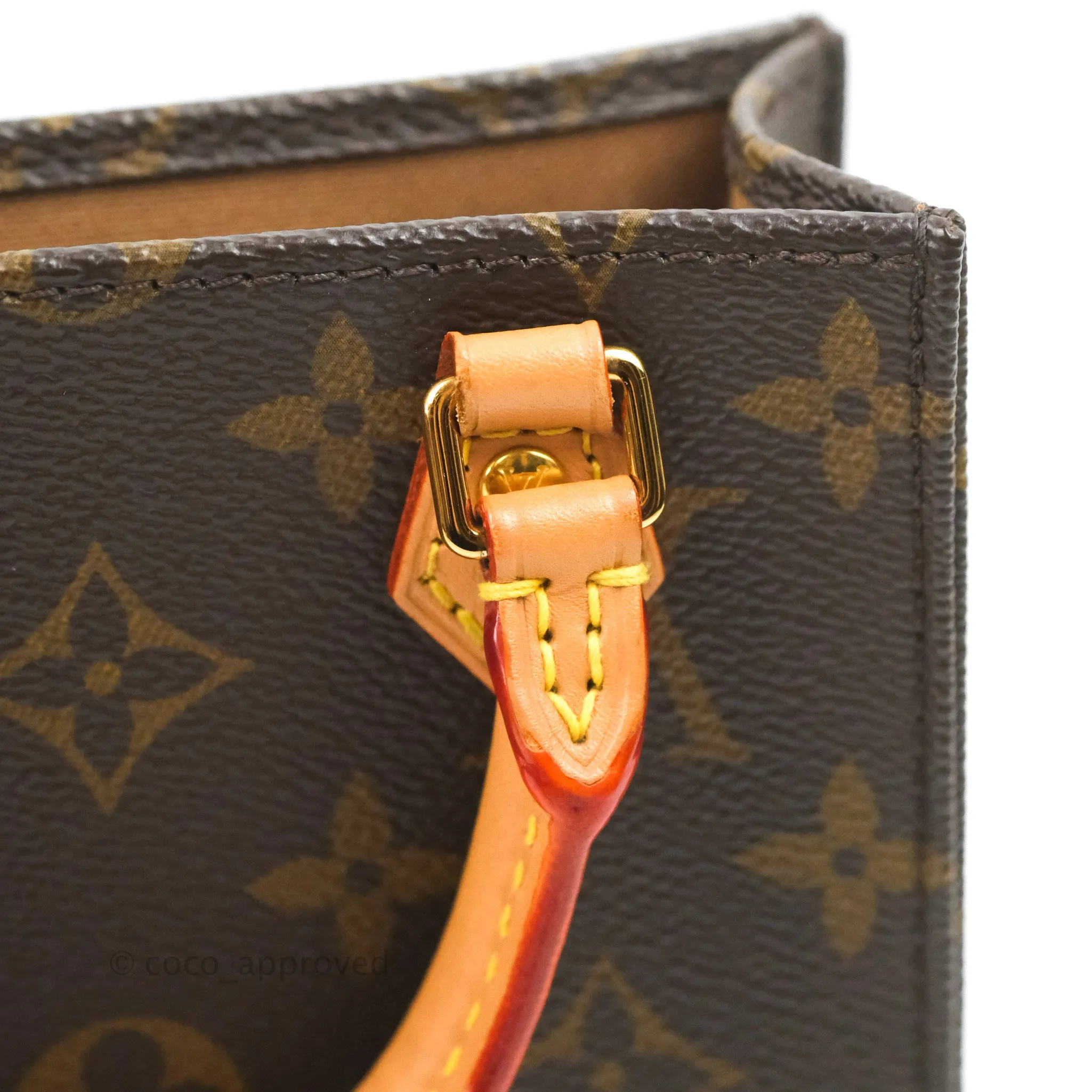 Louis Vuitton Petit Sac Plat Bag Monogram Canvas