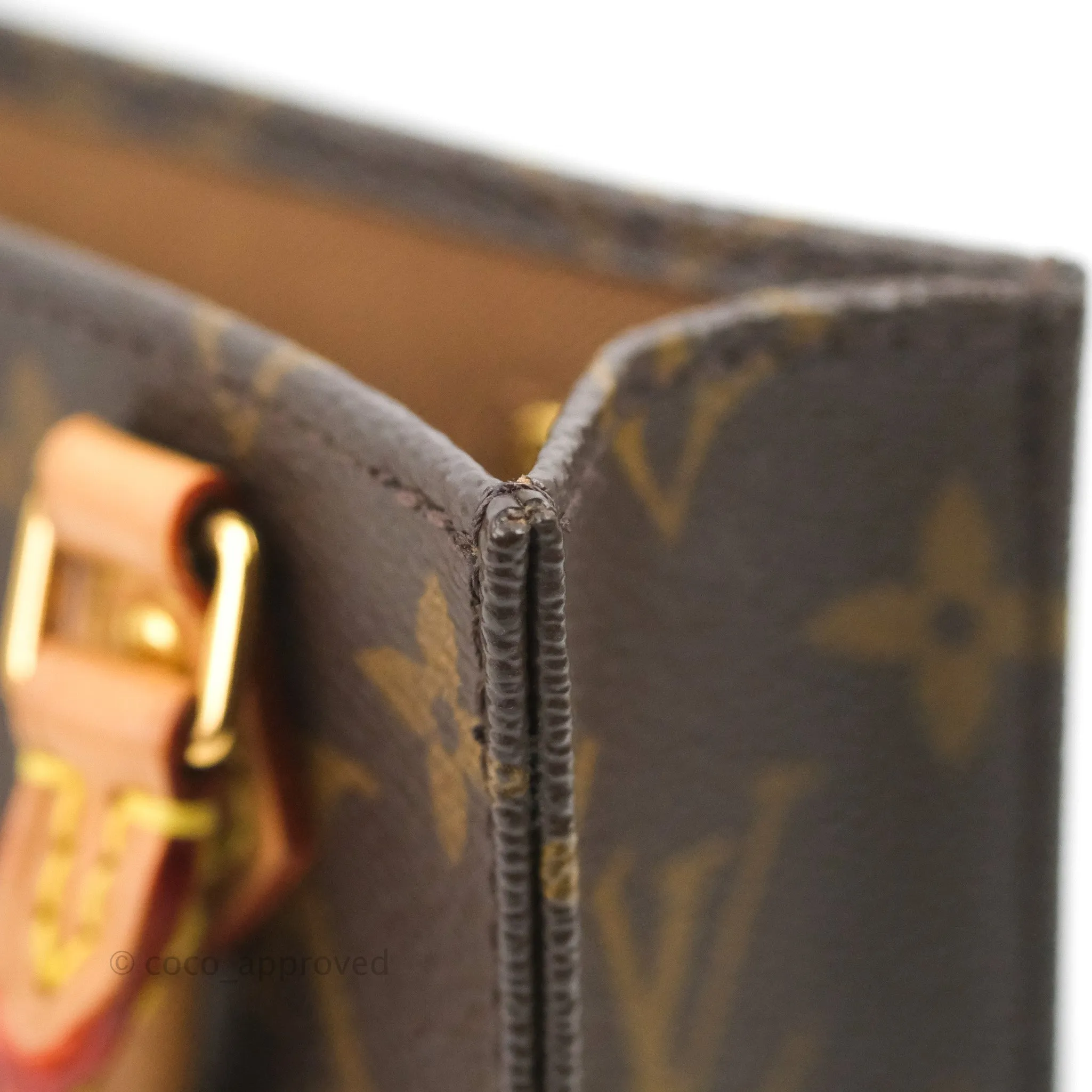 Louis Vuitton Petit Sac Plat Bag Monogram Canvas
