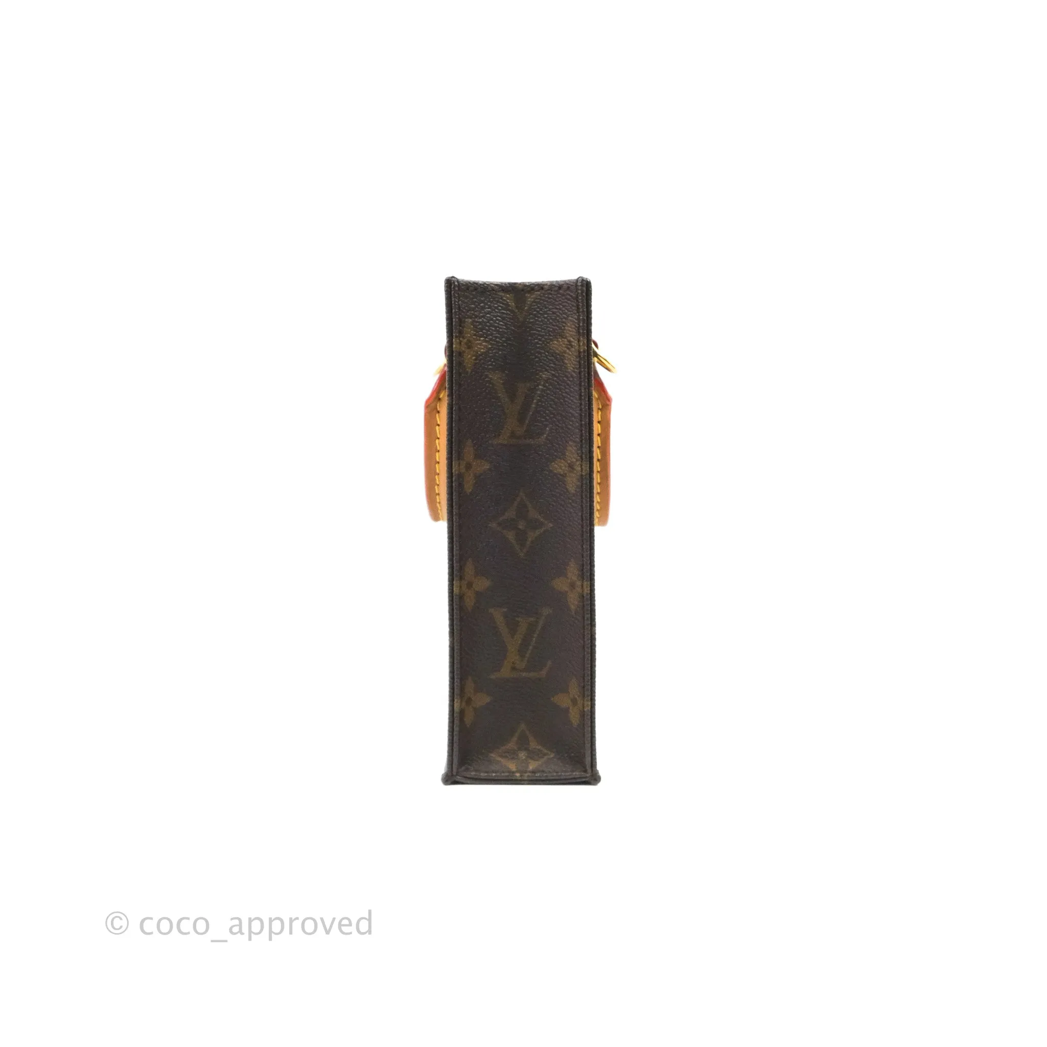 Louis Vuitton Petit Sac Plat Bag Monogram Canvas