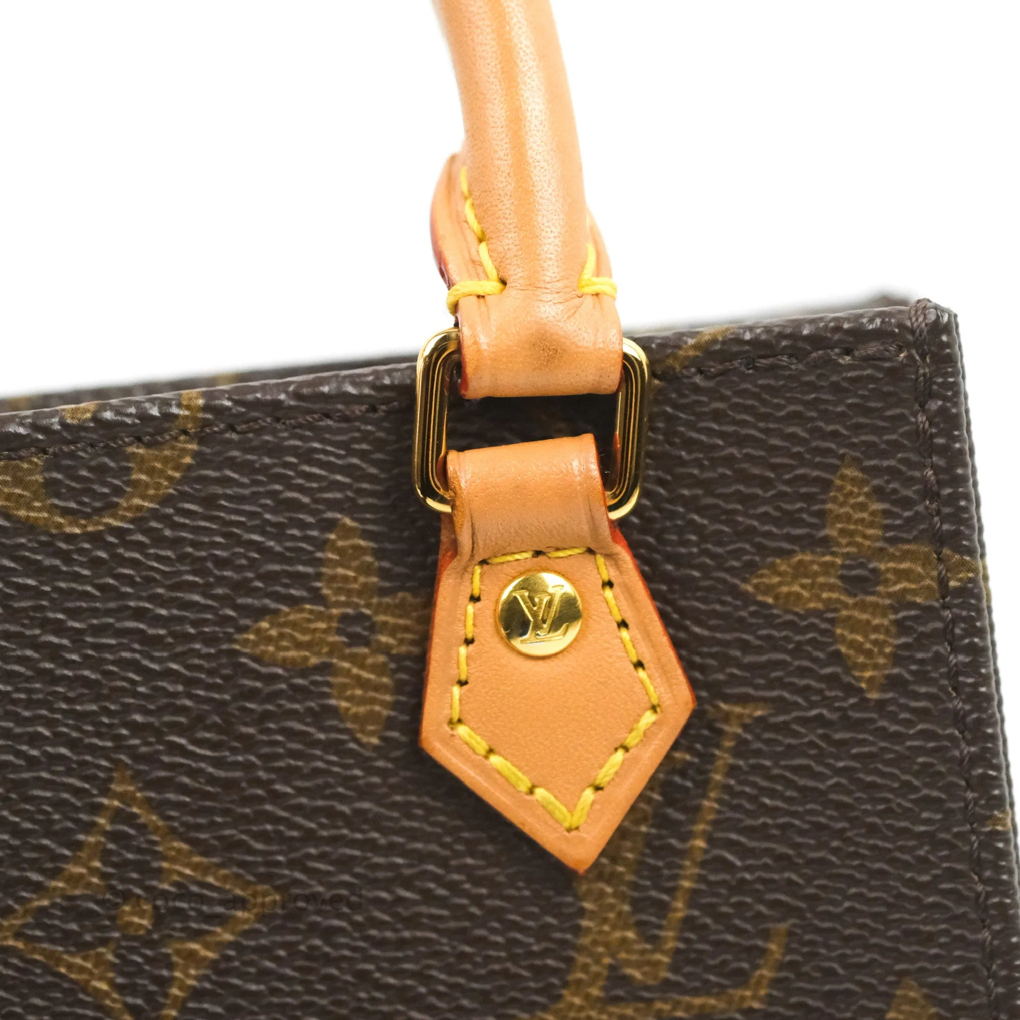 Louis Vuitton Petit Sac Plat Bag Monogram Canvas