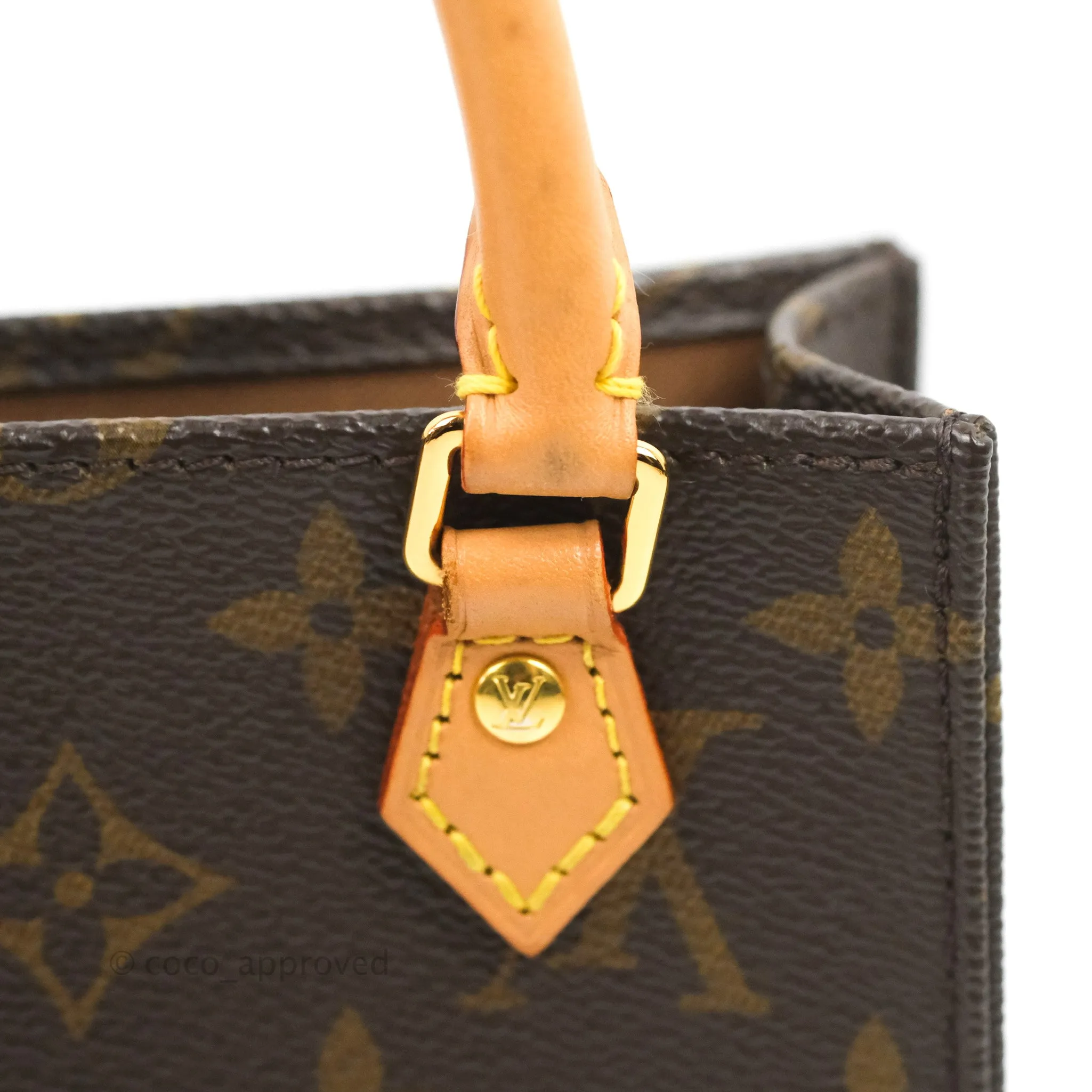 Louis Vuitton Petit Sac Plat Bag Monogram Canvas
