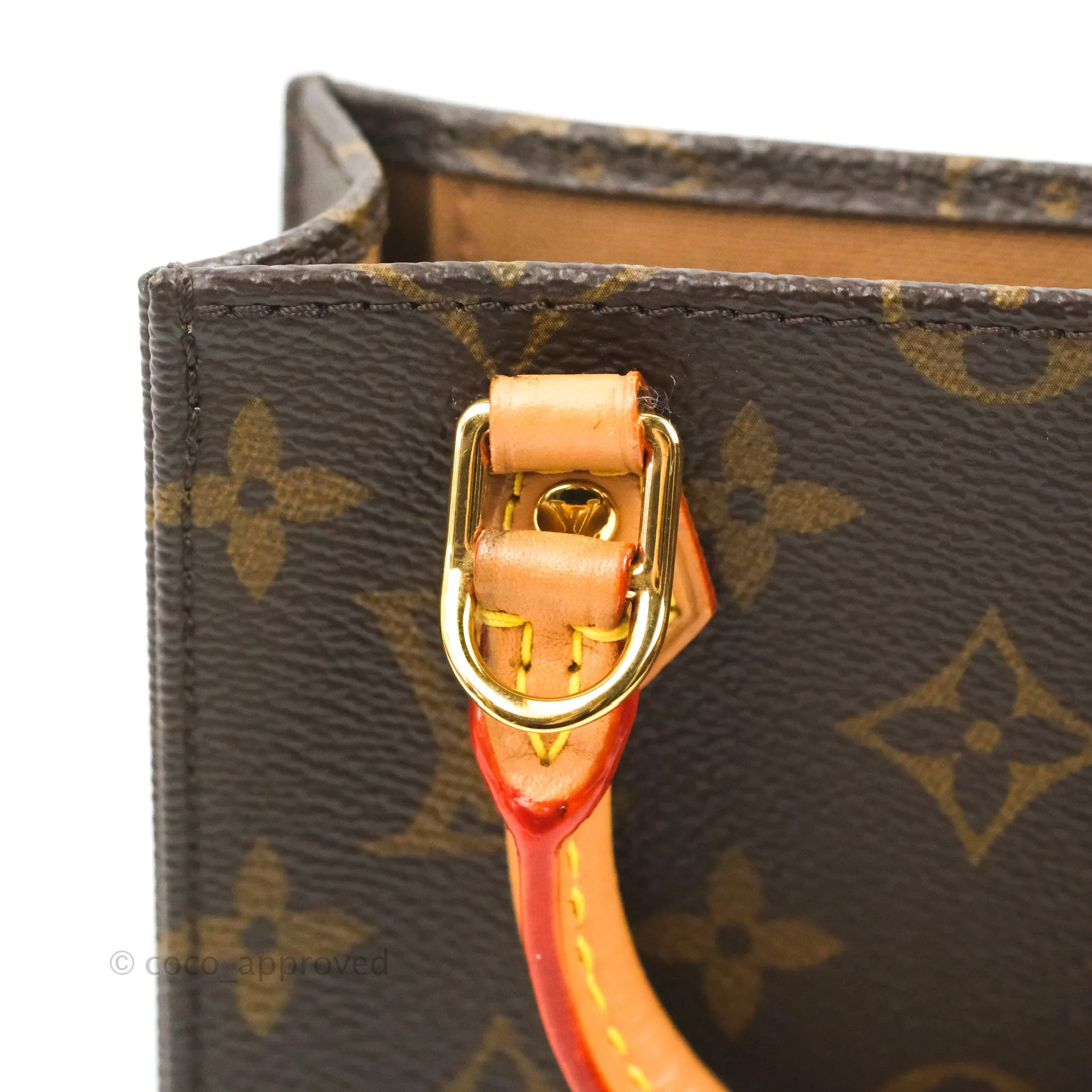 Louis Vuitton Petit Sac Plat Bag Monogram Canvas