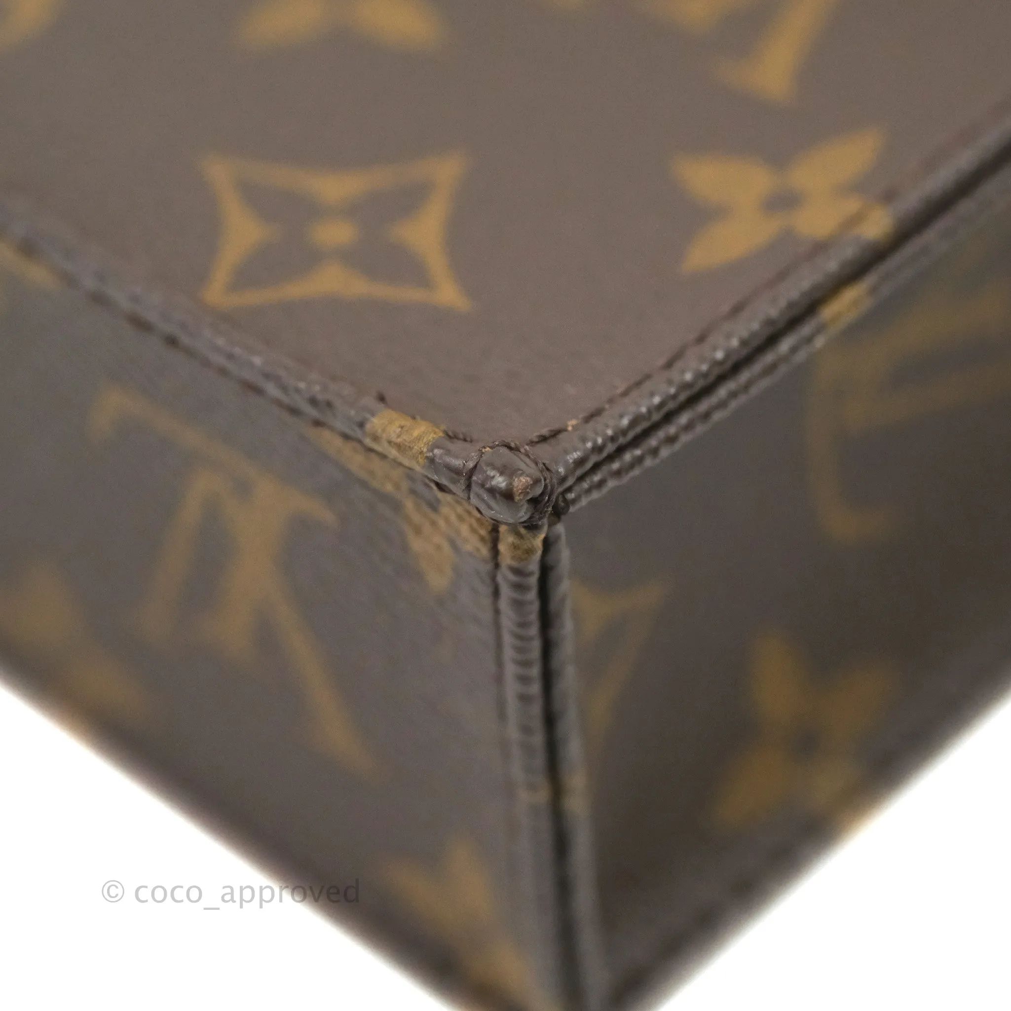 Louis Vuitton Petit Sac Plat Bag Monogram Canvas
