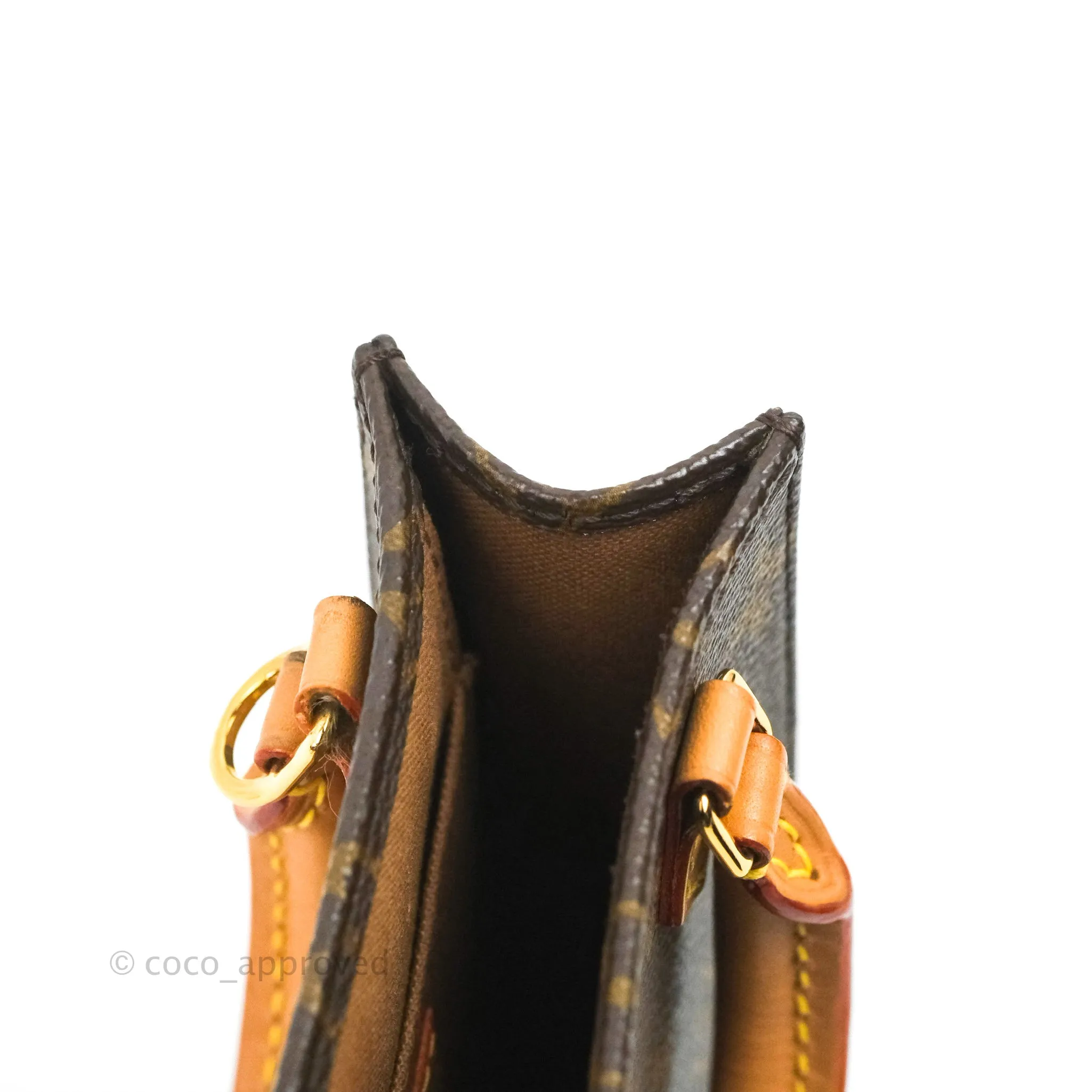 Louis Vuitton Petit Sac Plat Bag Monogram Canvas