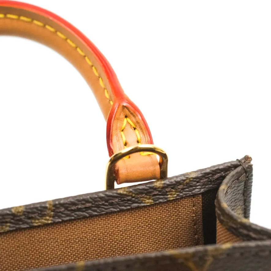 Louis Vuitton Petit Sac Plat Bag Monogram (No Strap)
