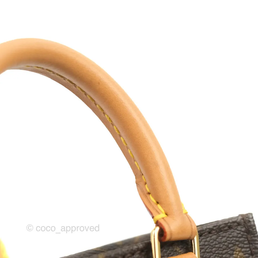 Louis Vuitton Petit Sac Plat Bag Monogram (No Strap)