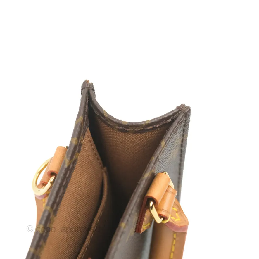 Louis Vuitton Petit Sac Plat Bag Monogram (No Strap)