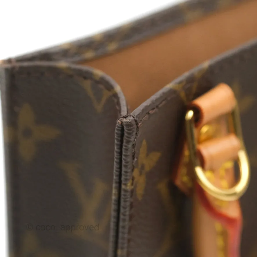 Louis Vuitton Petit Sac Plat Bag Monogram (No Strap)