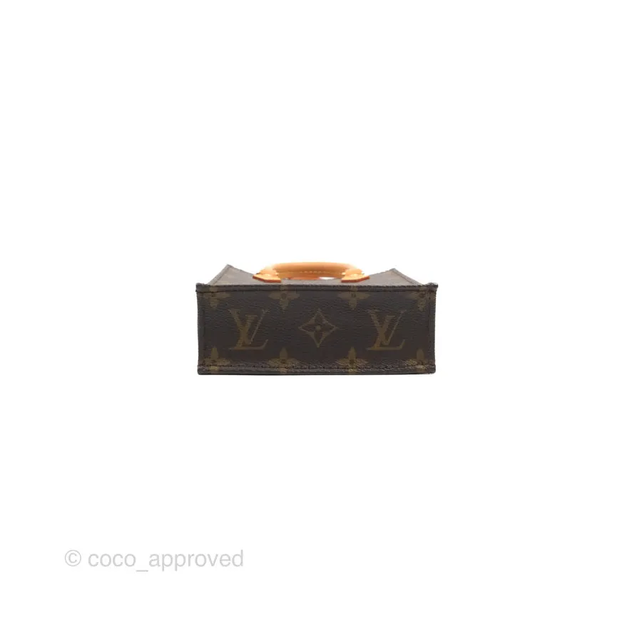 Louis Vuitton Petit Sac Plat Bag Monogram (No Strap)
