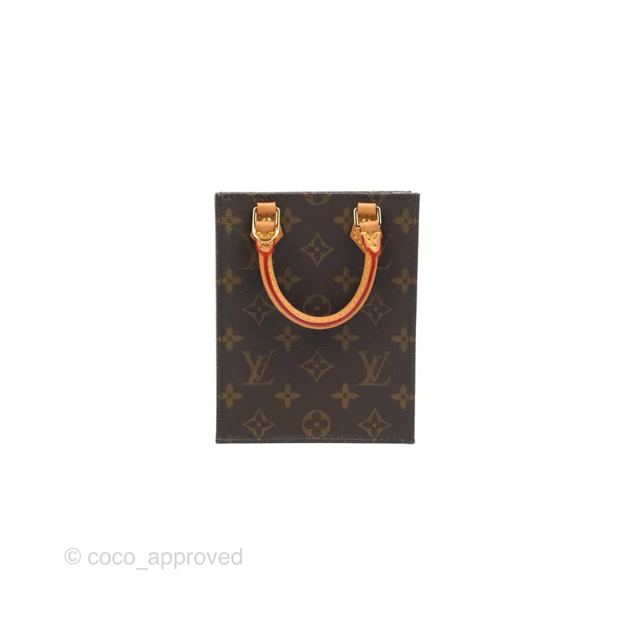 Louis Vuitton Petit Sac Plat Bag Monogram (No Strap)