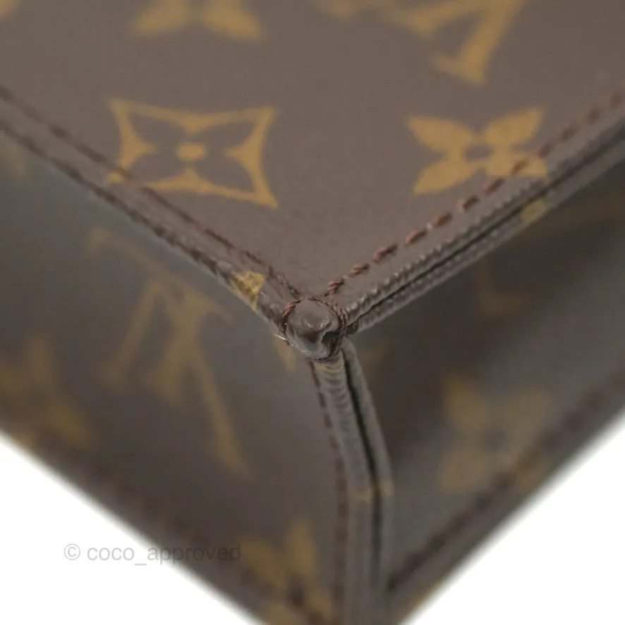Louis Vuitton Petit Sac Plat Bag Monogram (No Strap)