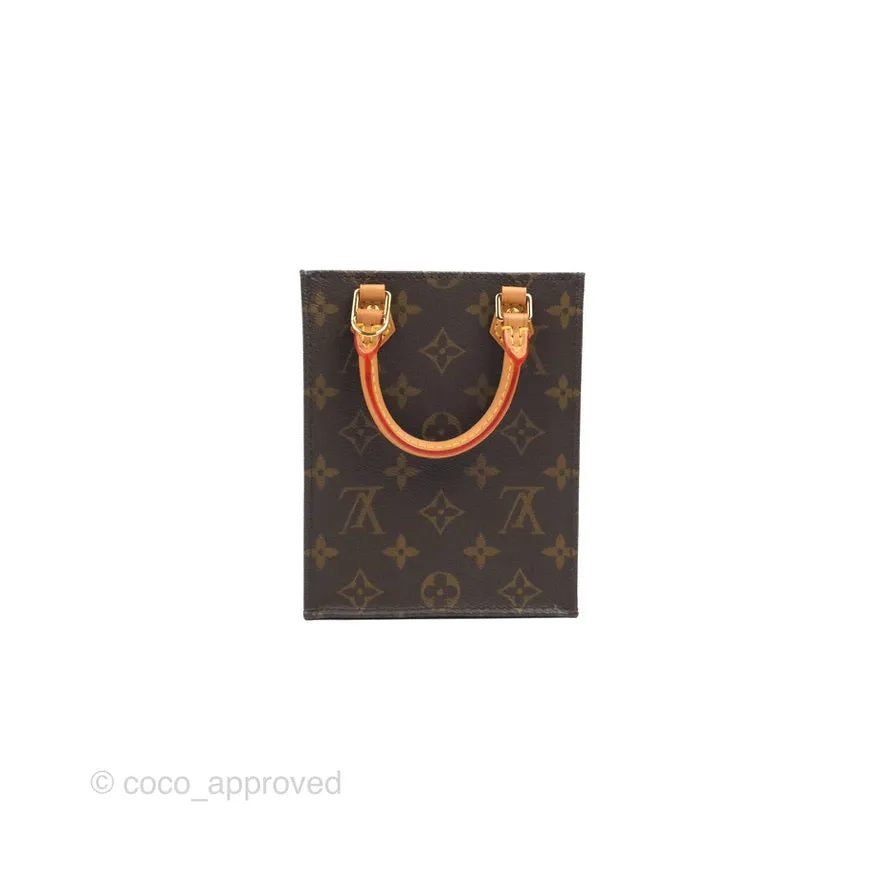 Louis Vuitton Petit Sac Plat Bag Monogram (No Strap)